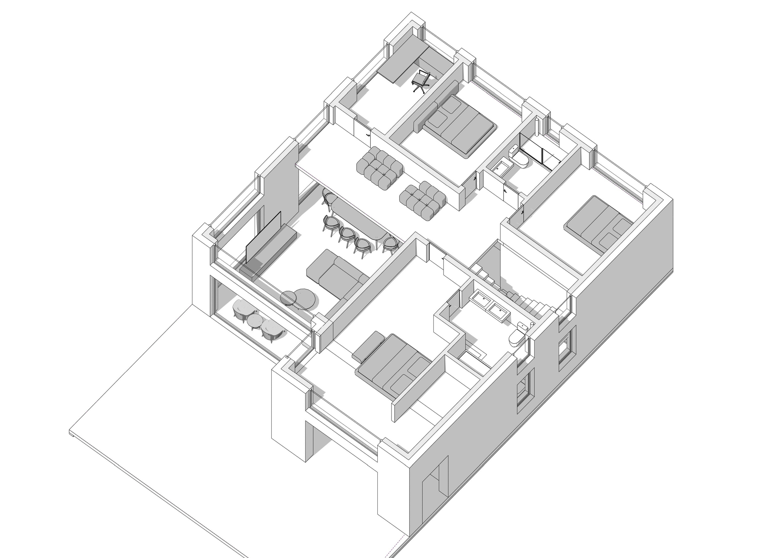 Загородный дом Сикачи-Алян. Архитектурно-дизайнерское бюро ROOMS