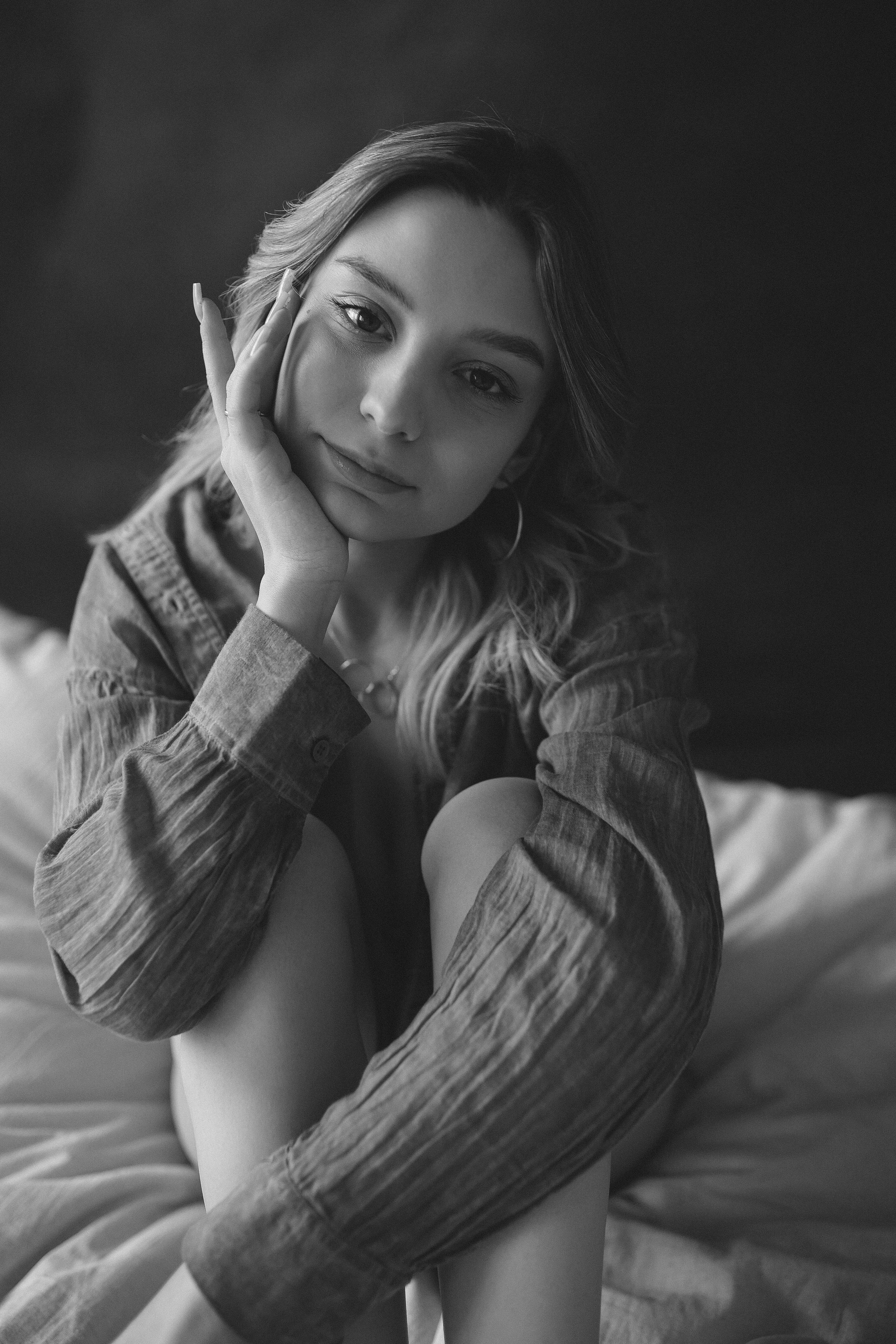 Фотосъемка для Юли в студии. Фотограф Самара Лена Мандарин