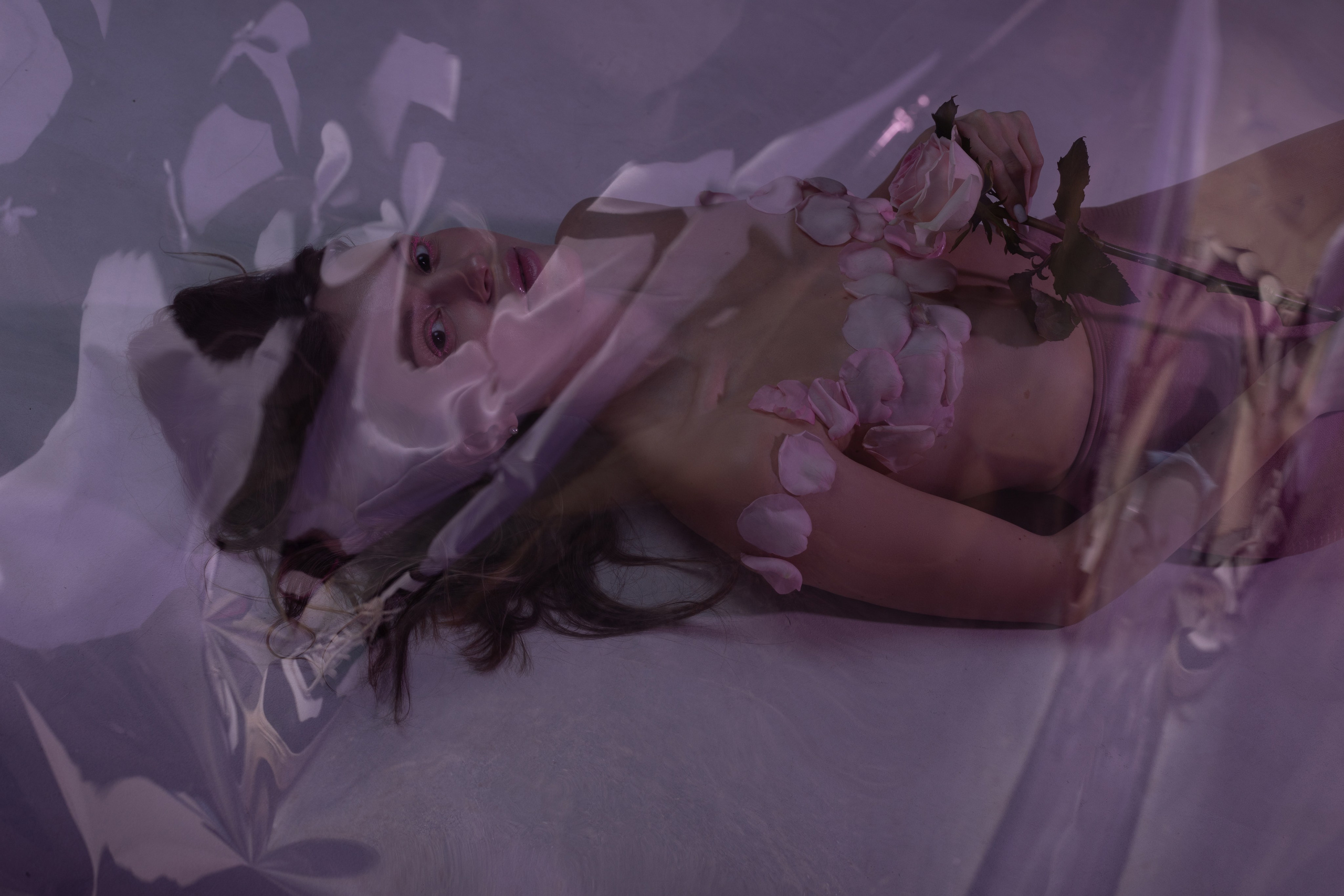 Рита «Pink flower». Фотограф Мария Щеголькова. Чувственный женский портрет