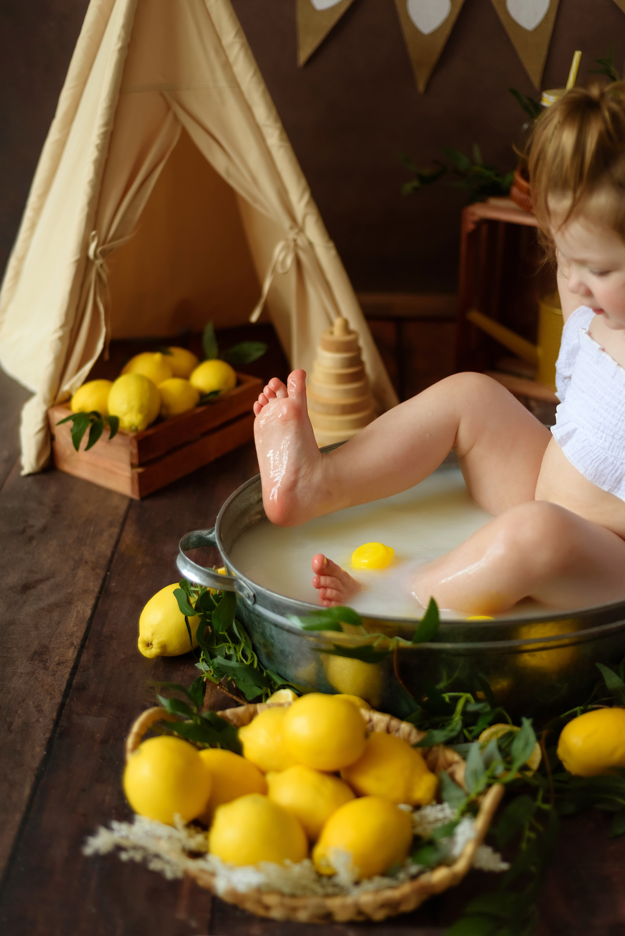 Фотопроект «Лимончики» Алиса. Детский Фотограф |Фотограф на годик в Брянске Ирина Романова