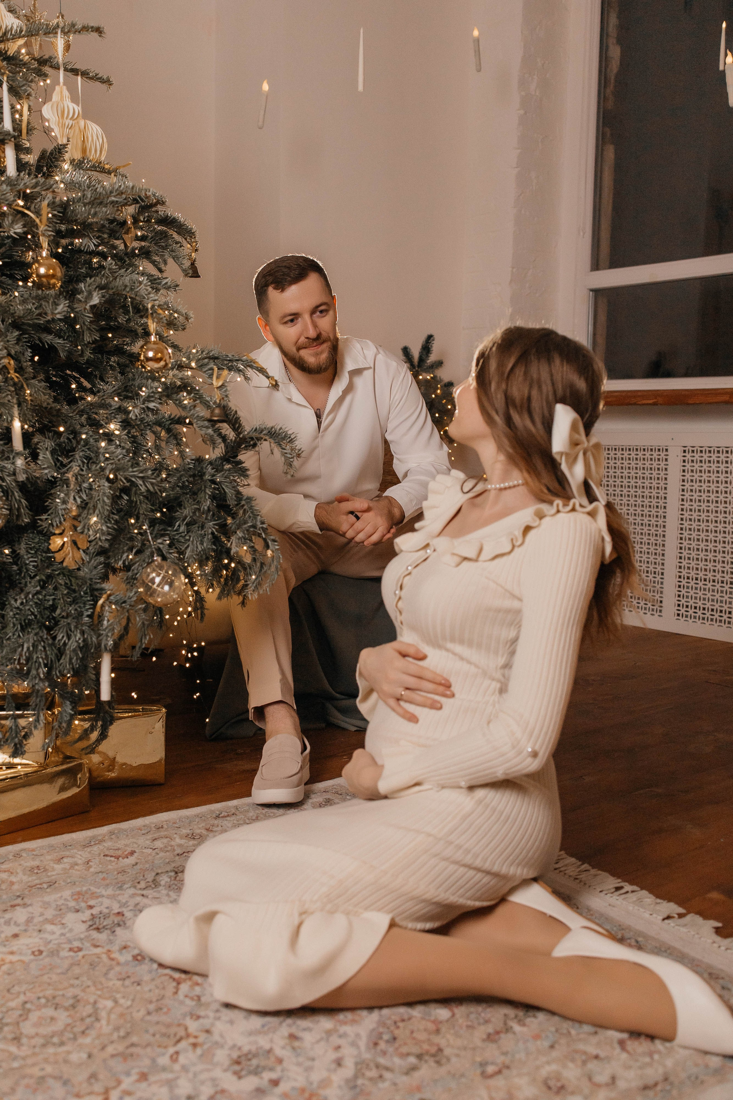 Новогодняя Леша и Маша