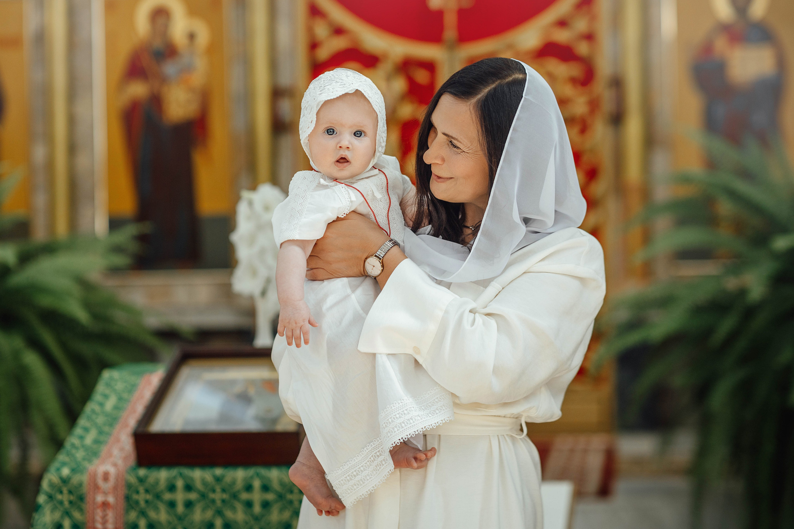 Крещение Мишель, гп. Ивенец, храм Ефросинии Полоцкой, август 2025