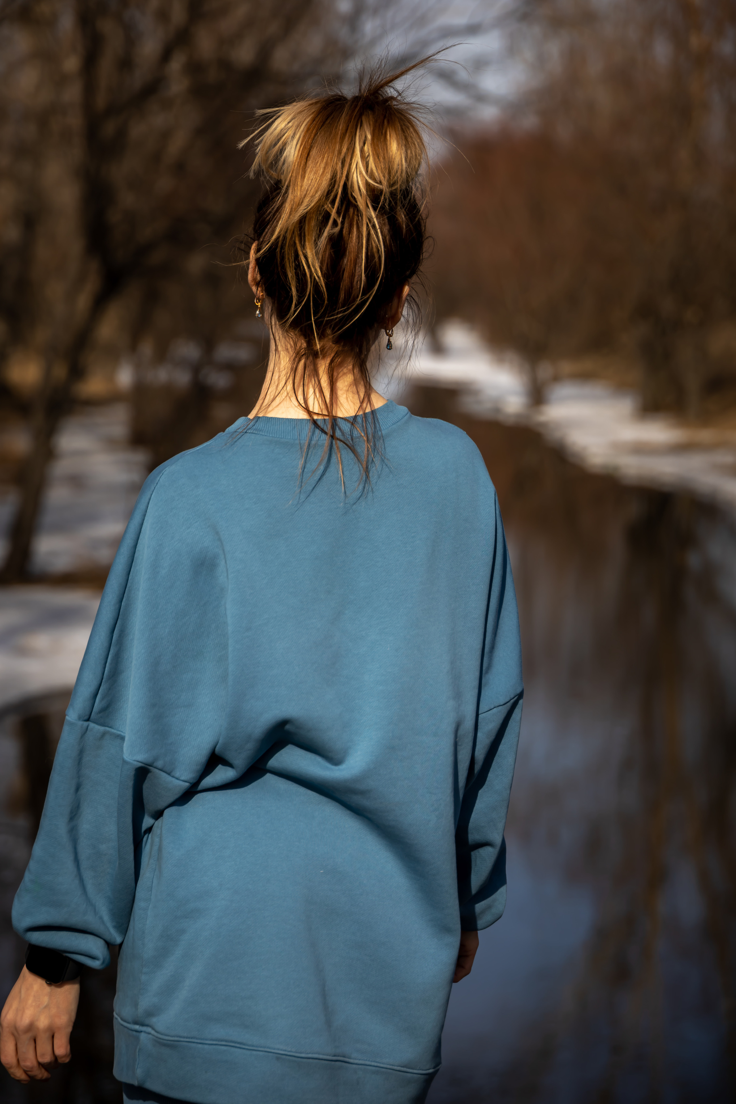 Весна, снег, река. Семейный фотограф в Абакане Любовь Халявина