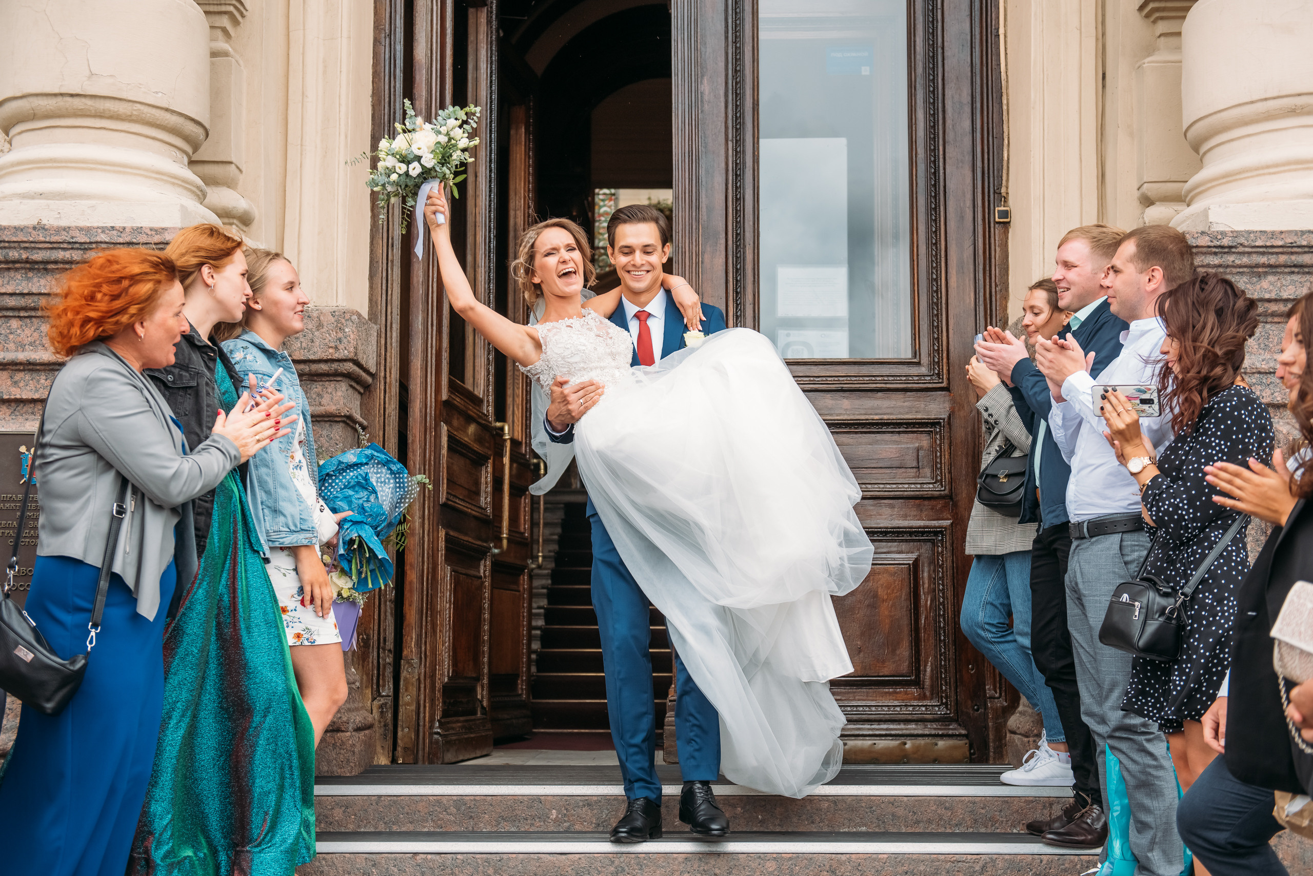 Свадебный день Лены и Дениса. Свадебный фотограф в Санкт-Петербурге Афонин Андрей