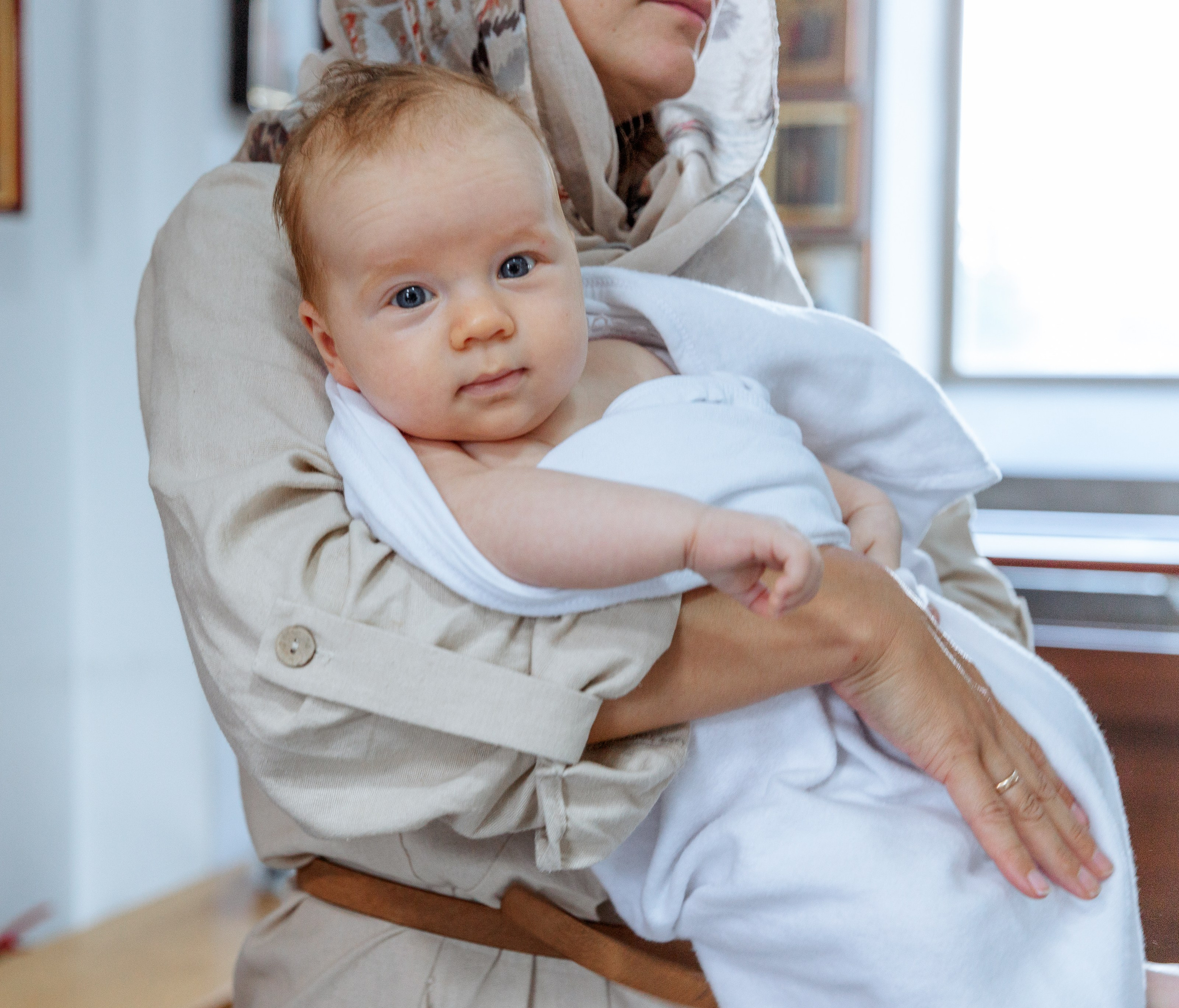 Крещение Сияны. Портретный и семейный фотограф в Москве Ирина Голубчина