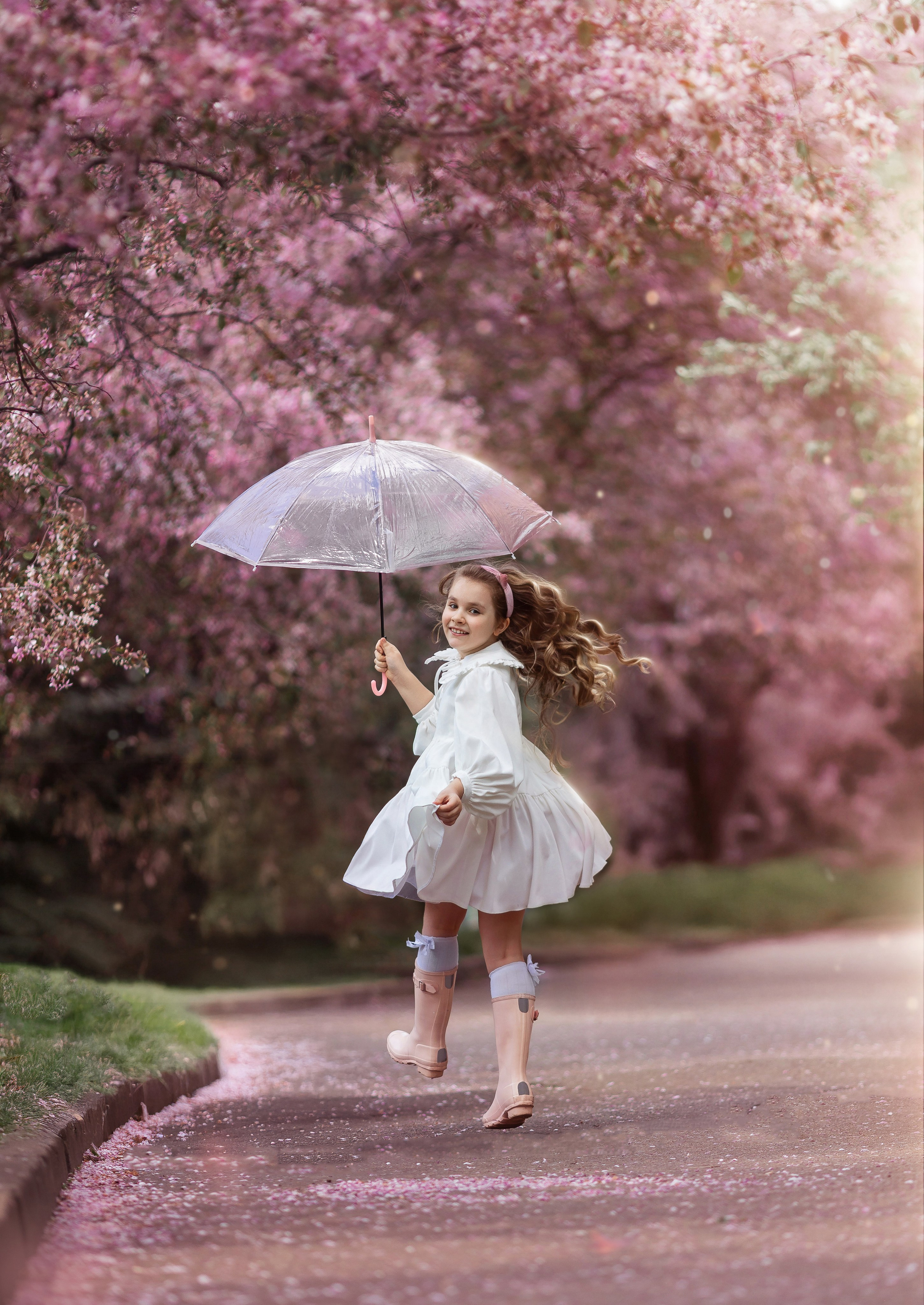 сказочная Фотосессия Фотосессия в цветении детский фотограф