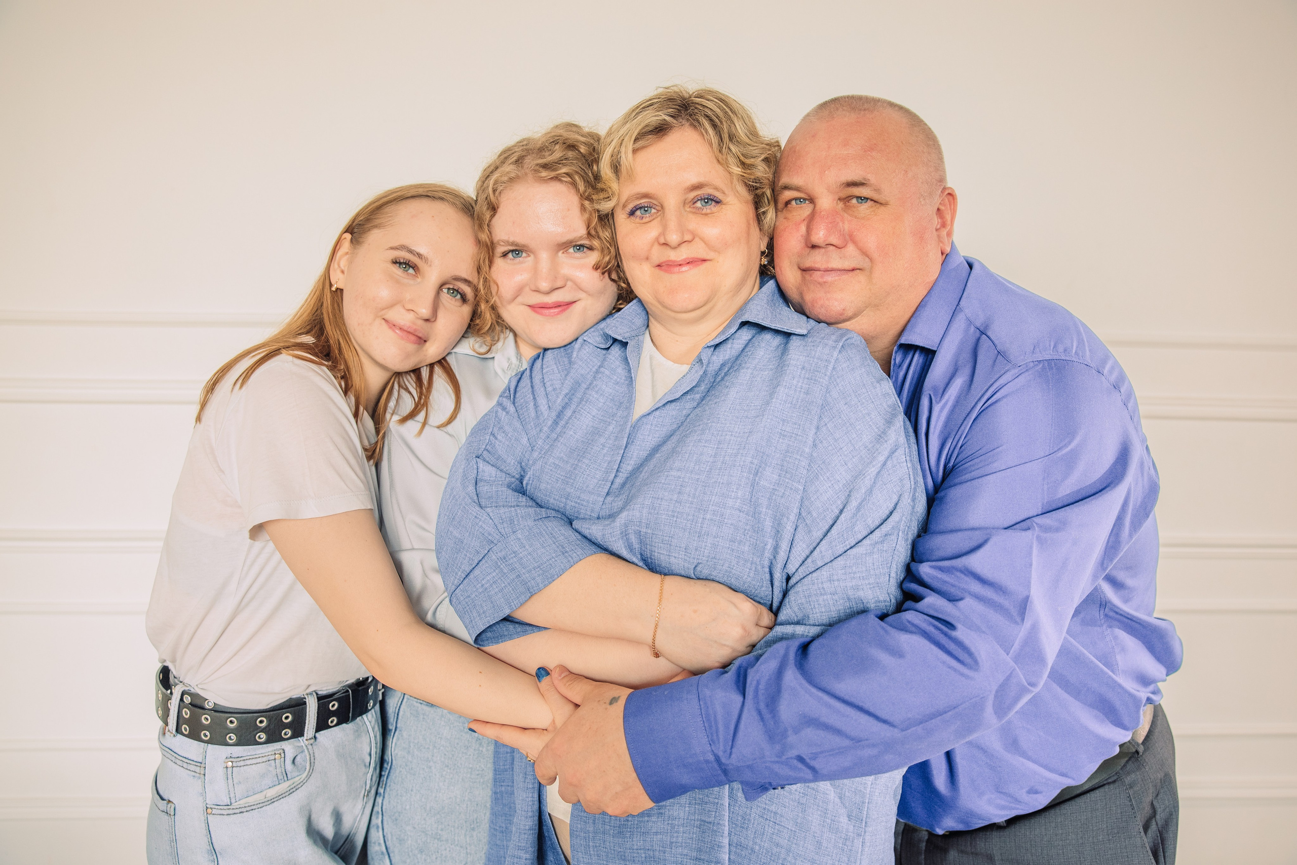 Семейная съемка в студии. Фотограф в Казани Ольга Яшина