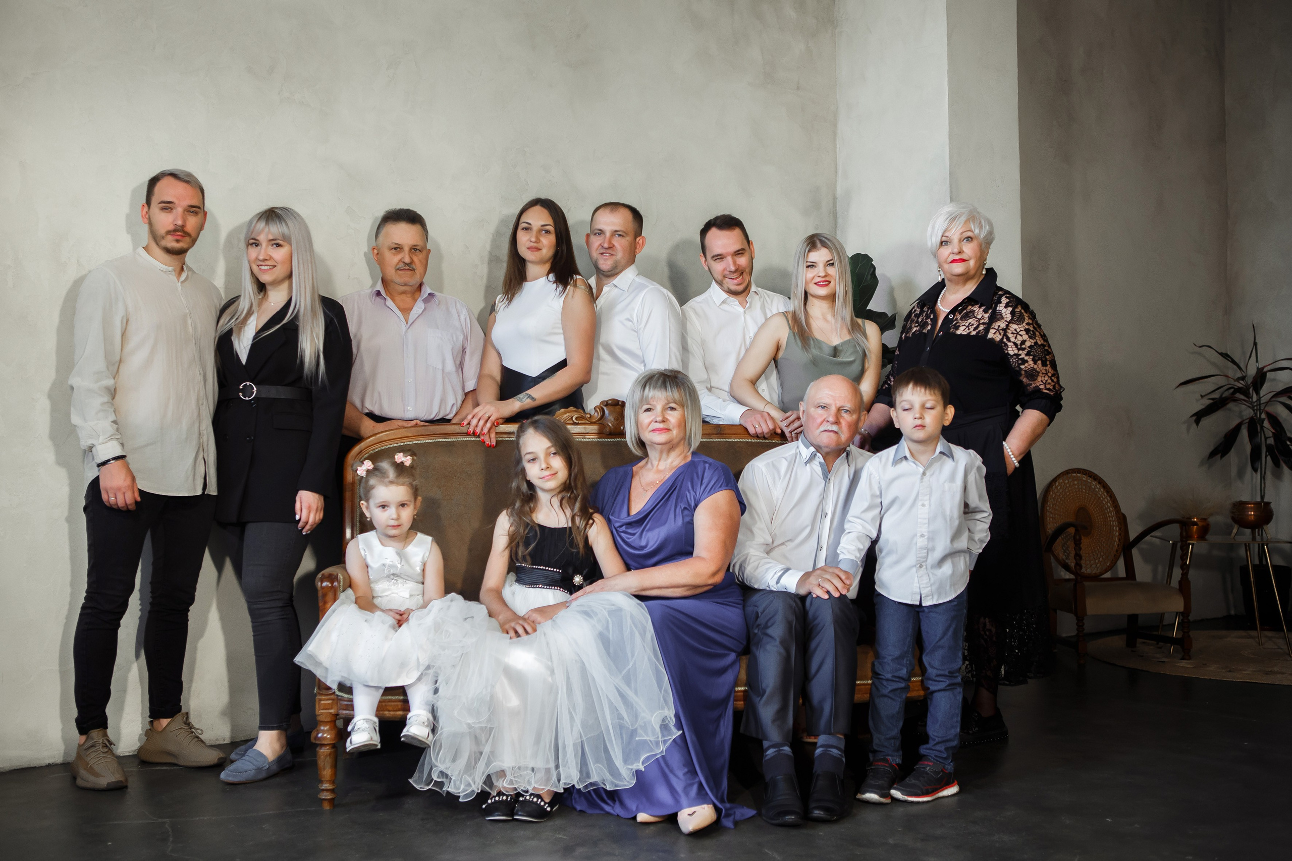 Очень большая семья, личные и парные портреты. Свадебный и портретный Фотограф в Липецке Дмитрий Котюков