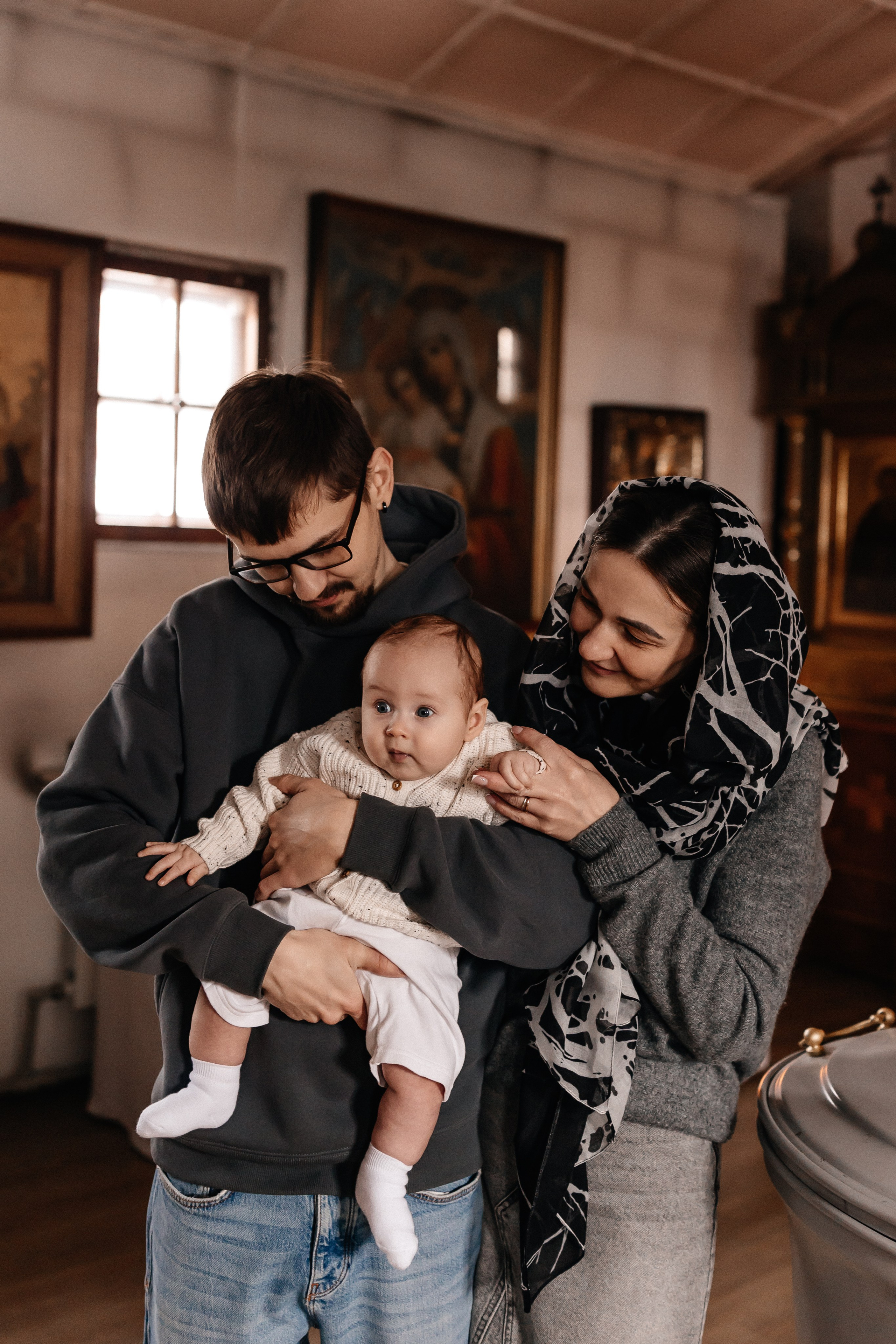 Крещение Артема. Семейный фотограф Минск Усова Ольга
