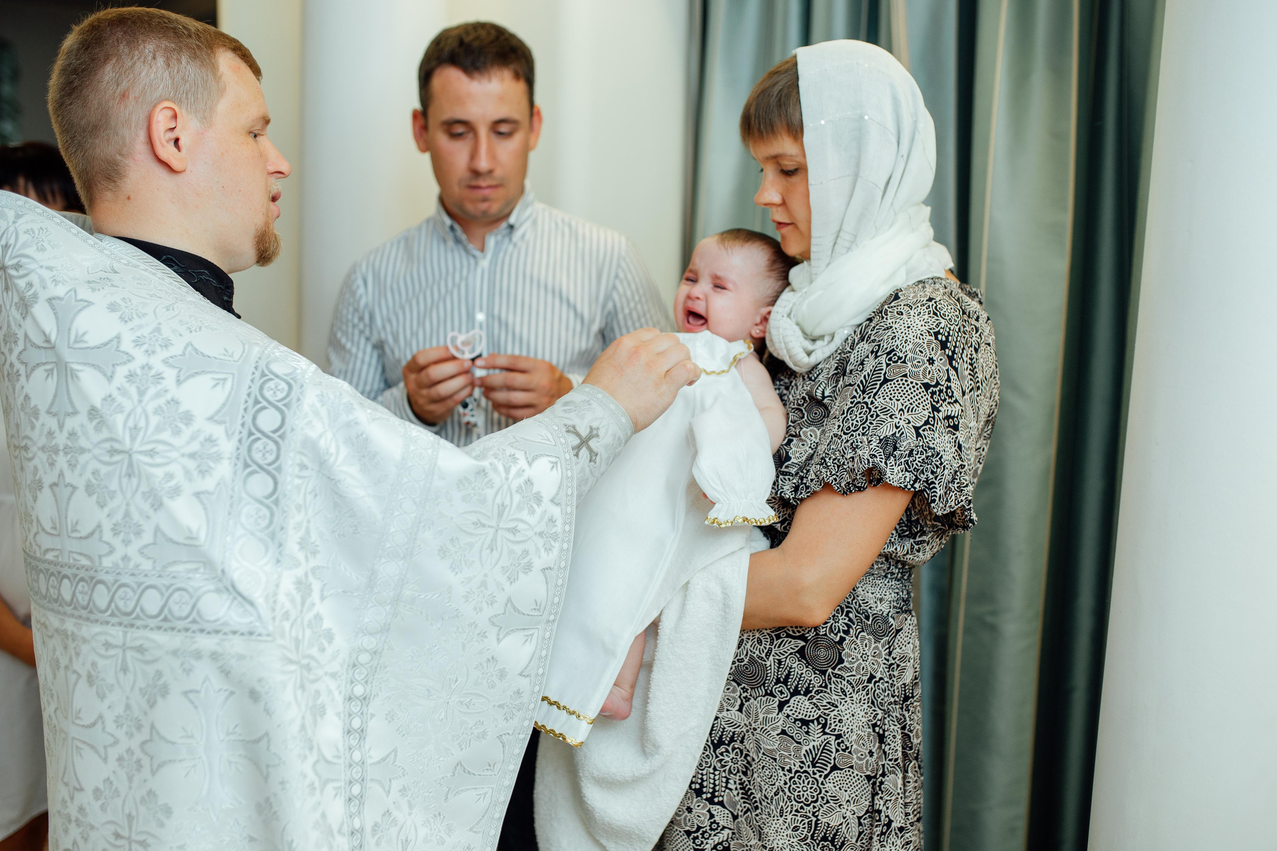 Таинство крещения Ники, Храм Святой Живоначальной Троицы, Минск 02.07.2022