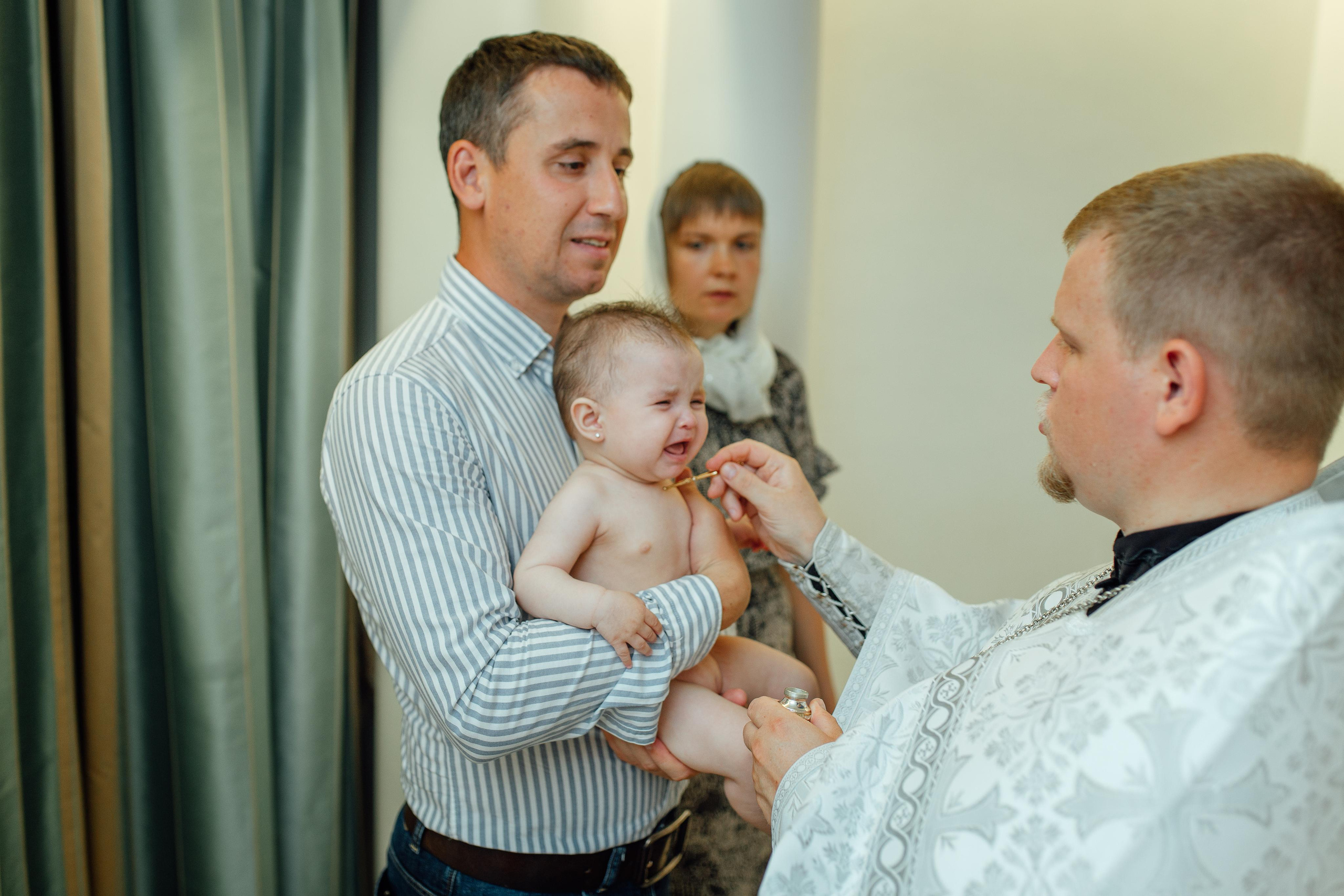 Таинство крещения Ники, Храм Святой Живоначальной Троицы, Минск 02.07.2022