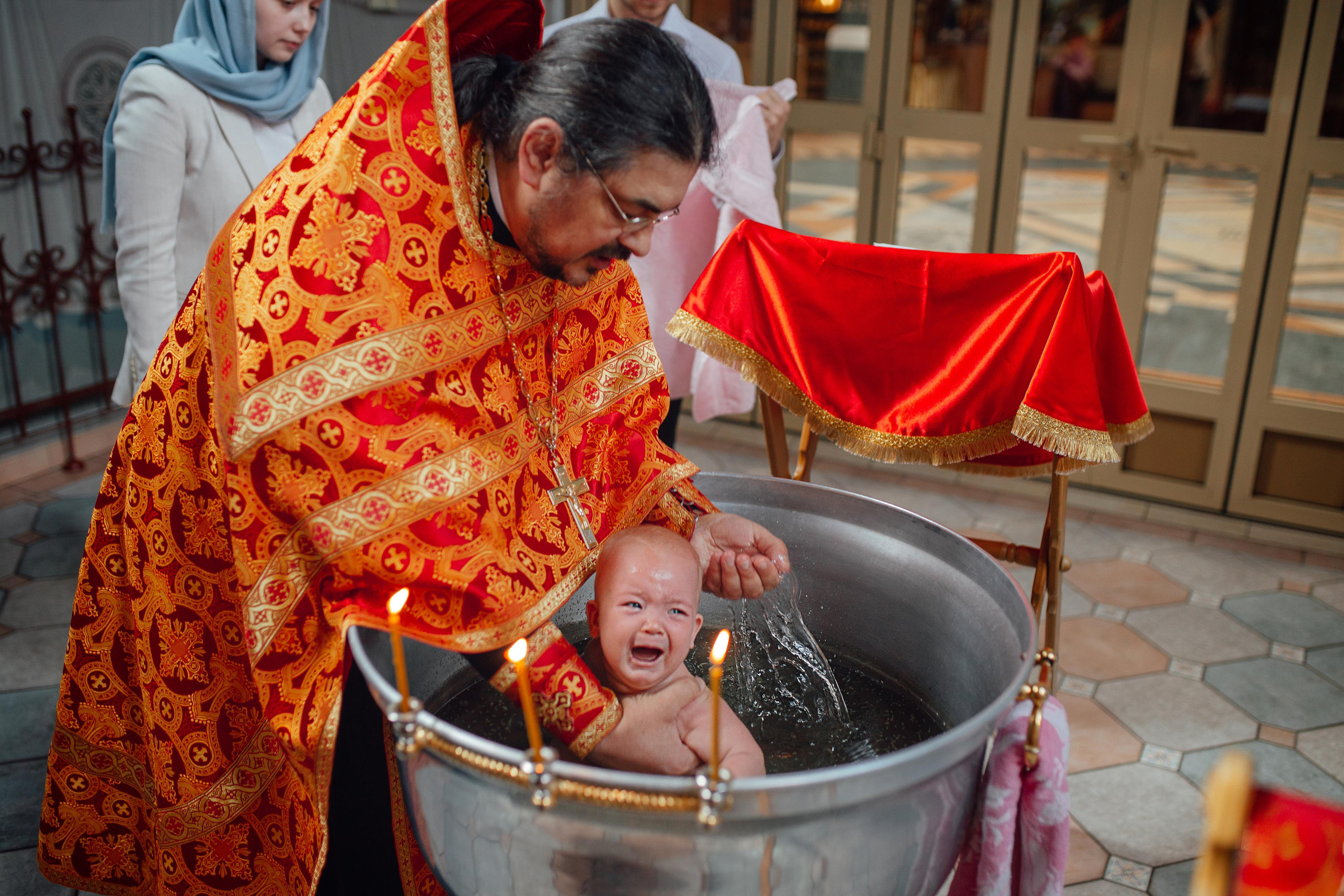 Крещение Агаты, Храм Иова Многострадального, Дом Милосердия апрель, 22