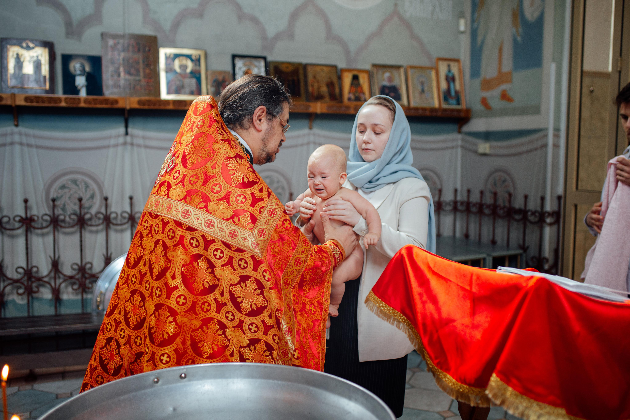 Крещение Агаты, Храм Иова Многострадального, Дом Милосердия апрель, 22