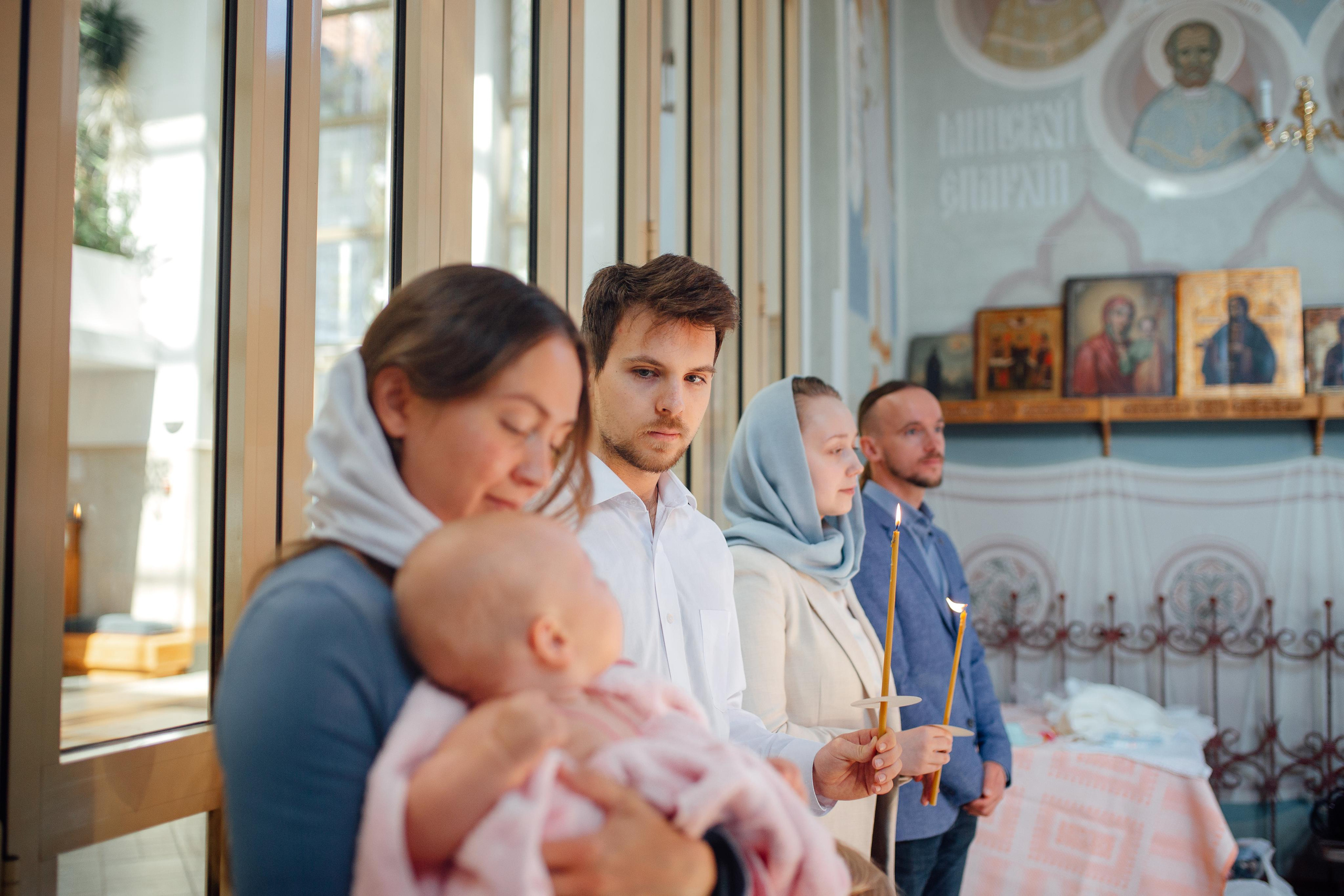 Крещение Агаты, Храм Иова Многострадального, Дом Милосердия апрель, 22