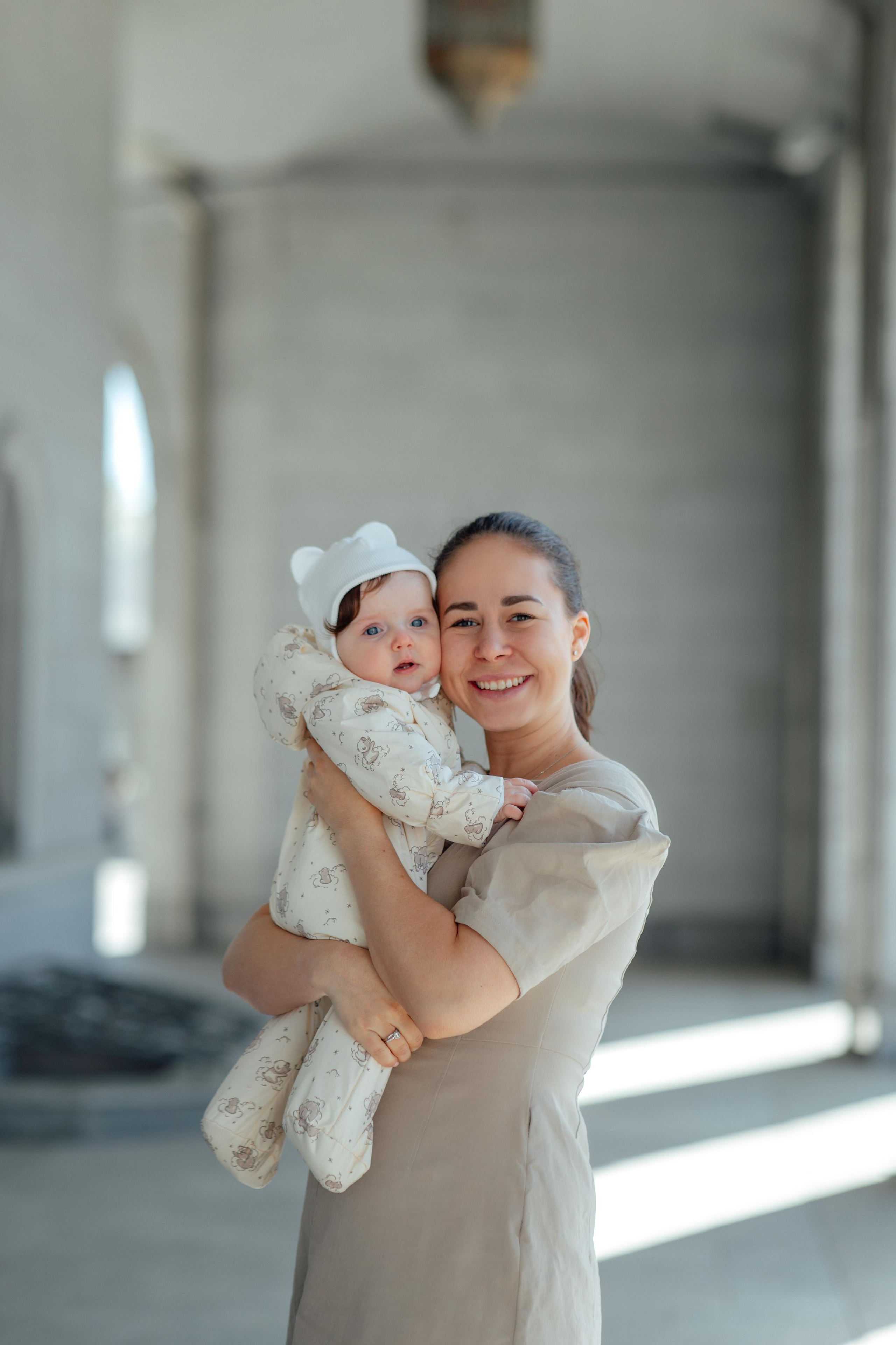 Таинство крещения Ксении, Храм Святой Живоначальной Троицы, Минск