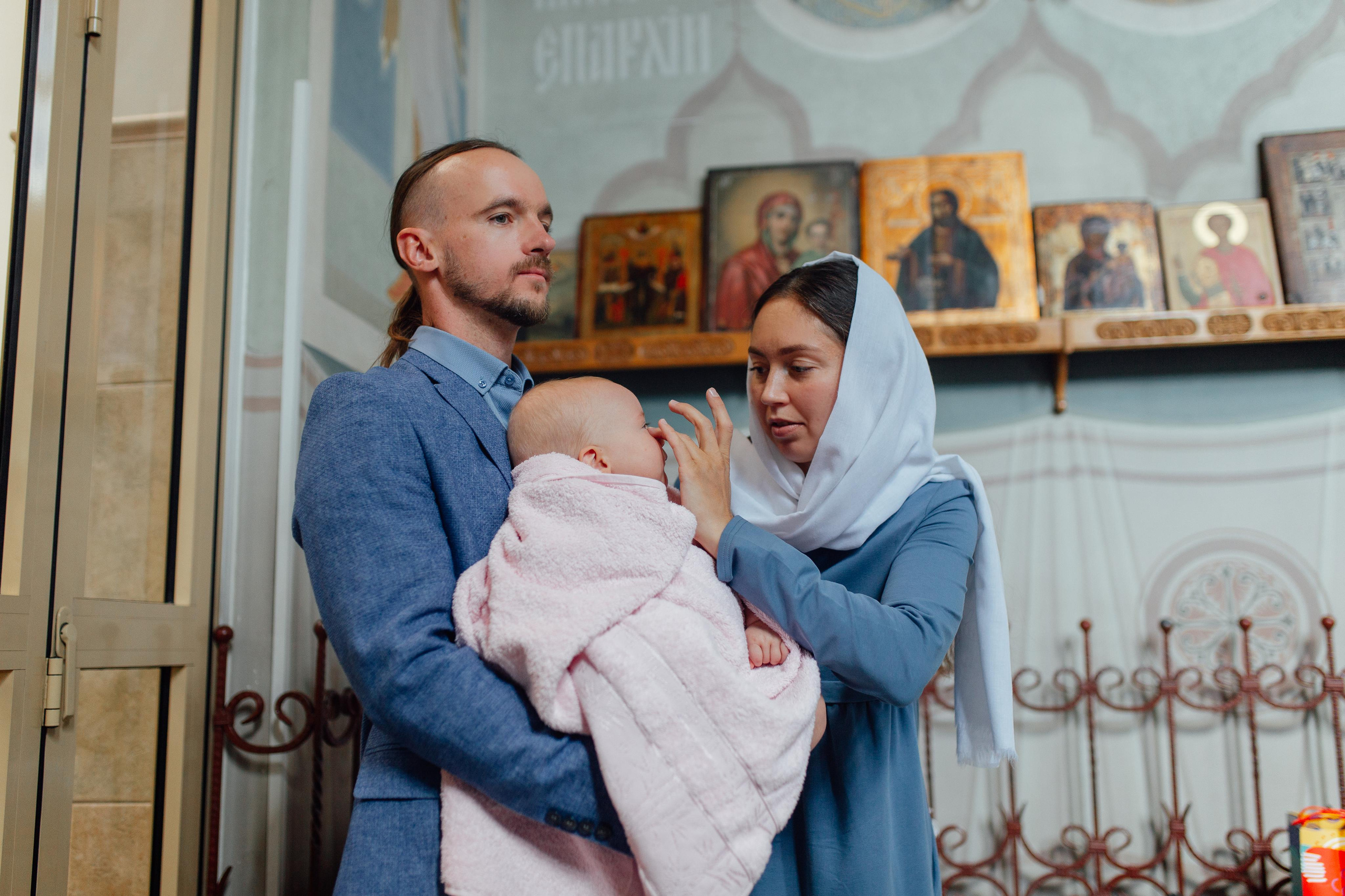 Крещение Агаты, Храм Иова Многострадального, Дом Милосердия апрель, 22