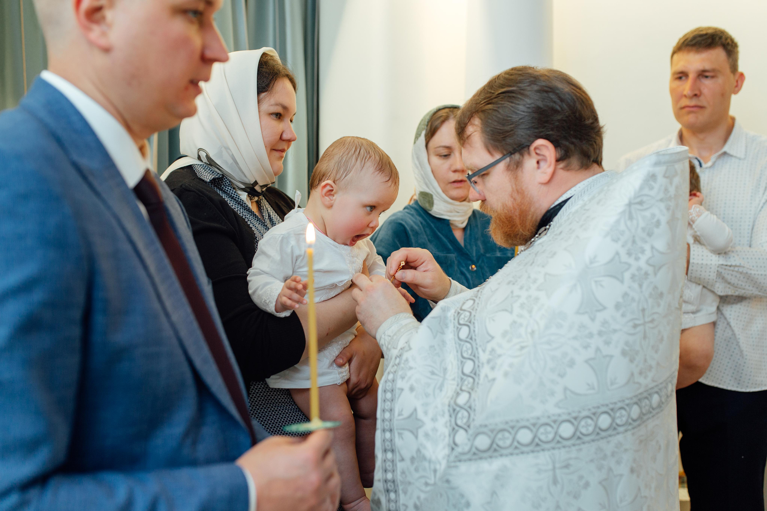 Таинство крещения Арины и Полины, Храм Святой Живоначальной Троицы, Минск