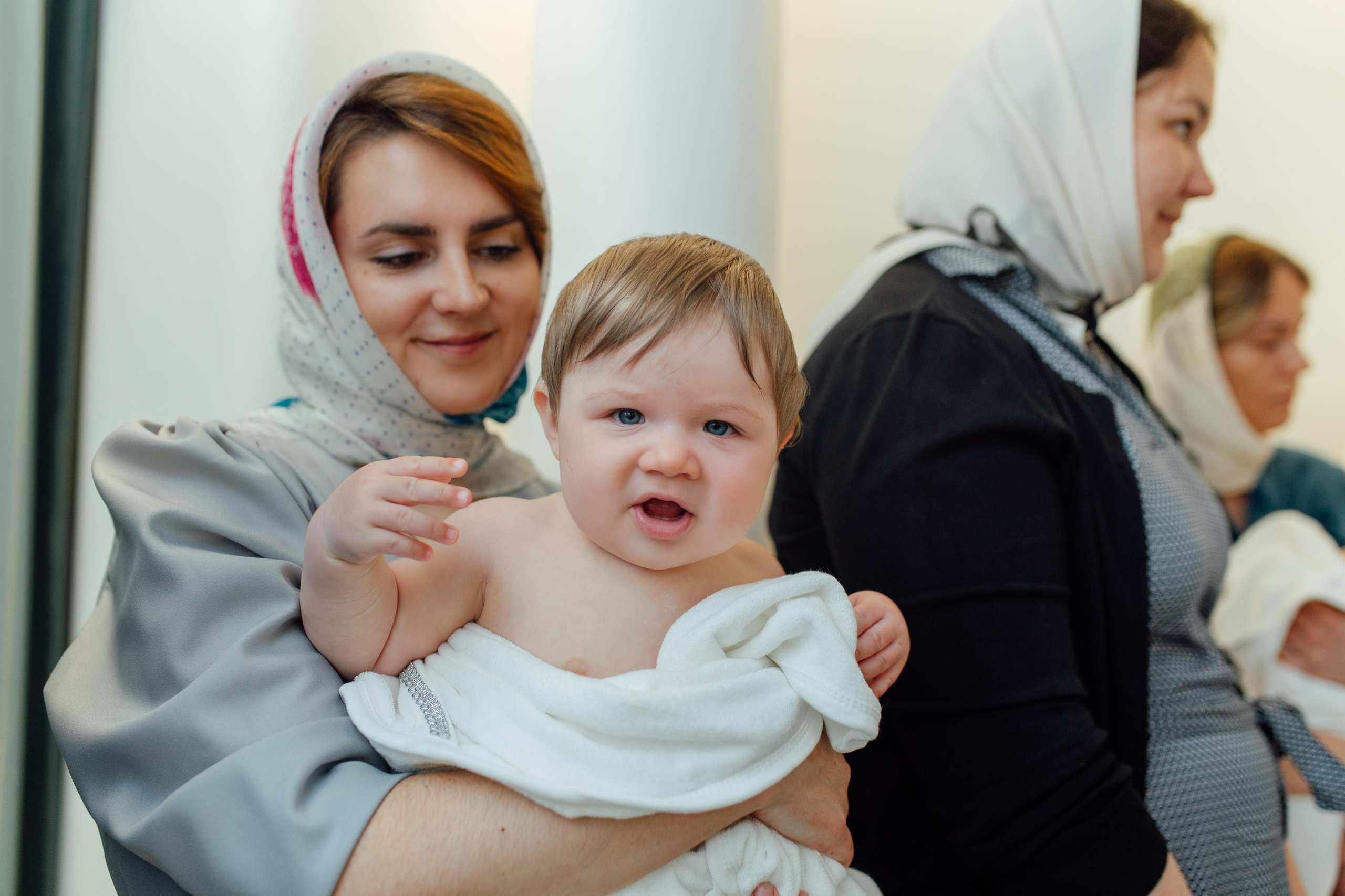 Таинство крещения Арины и Полины, Храм Святой Живоначальной Троицы, Минск