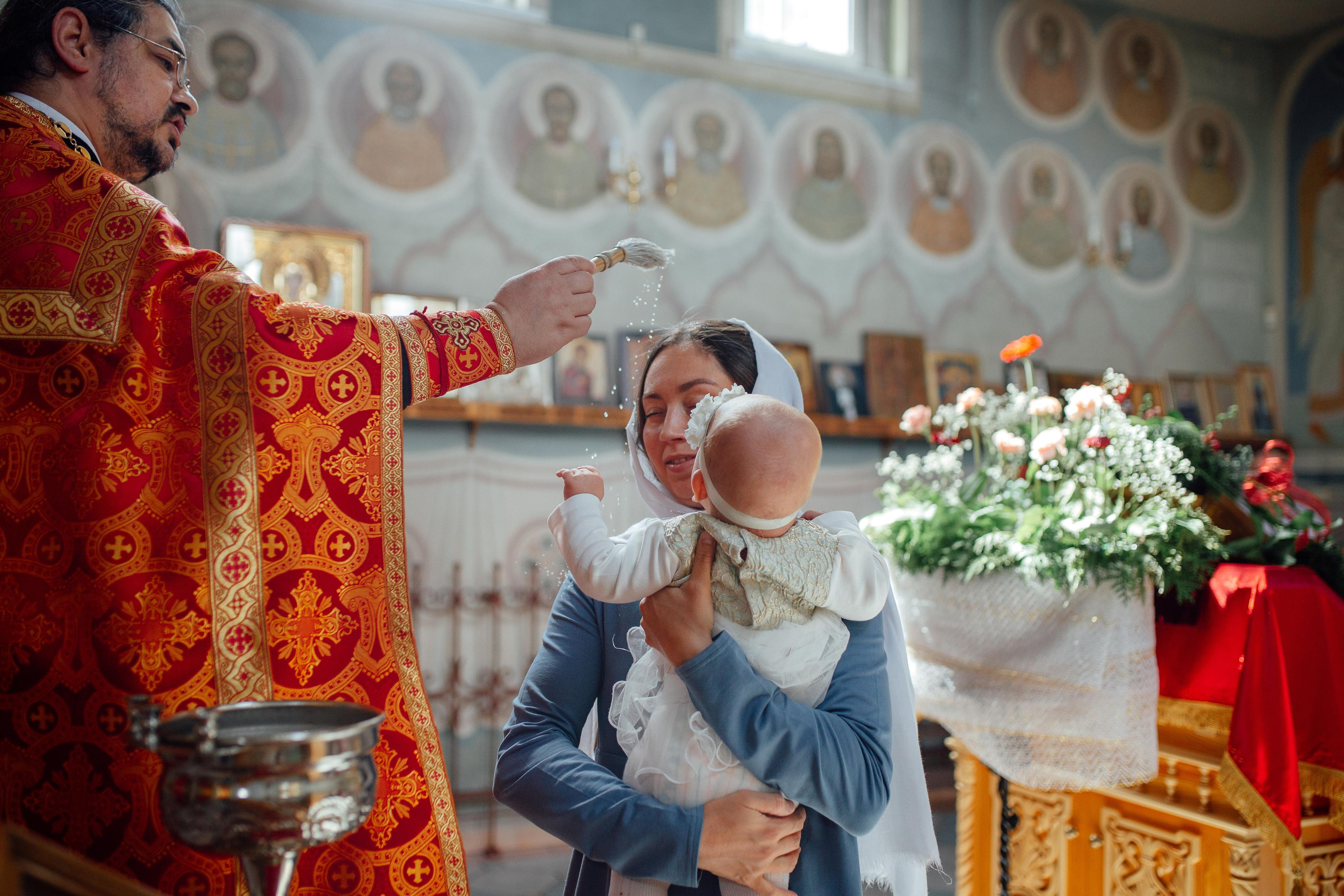 Крещение Агаты, Храм Иова Многострадального, Дом Милосердия апрель, 22