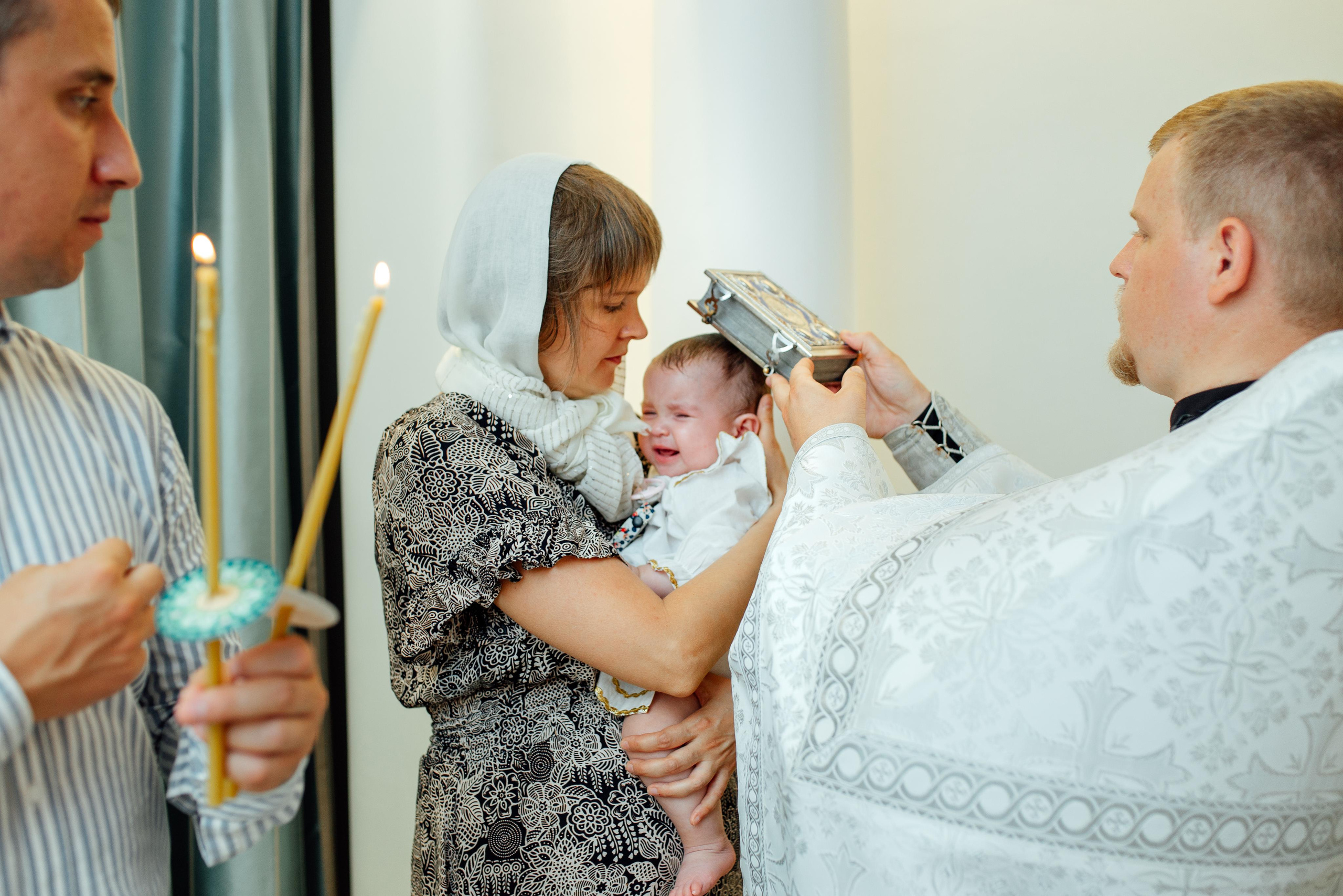 Таинство крещения Ники, Храм Святой Живоначальной Троицы, Минск 02.07.2022