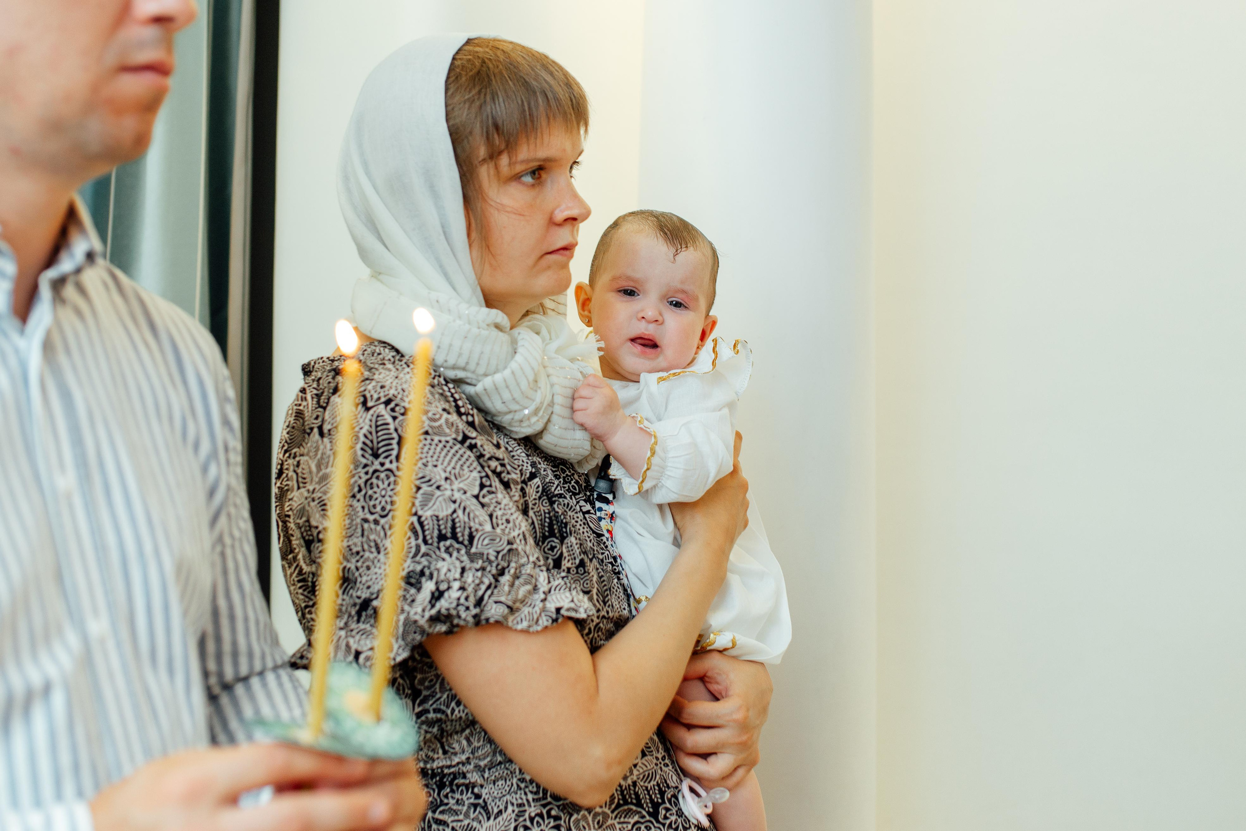 Таинство крещения Ники, Храм Святой Живоначальной Троицы, Минск 02.07.2022