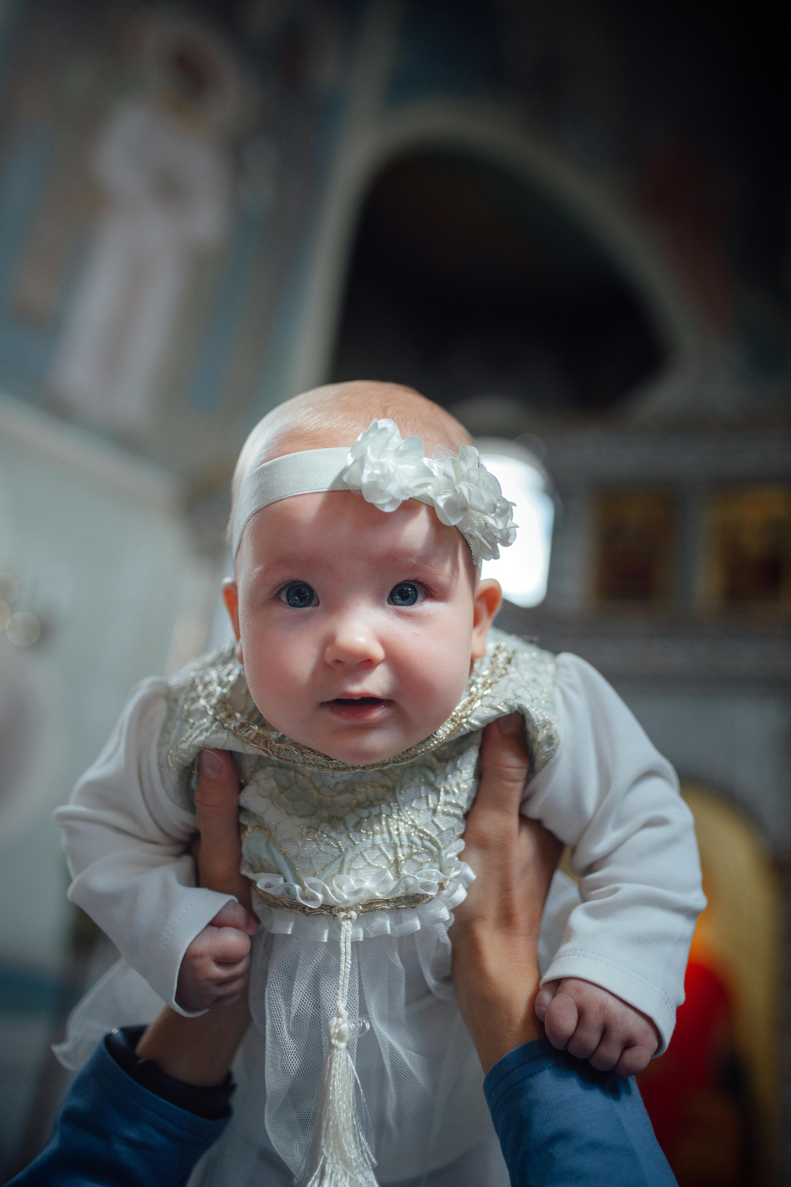 Таинство крещения Агаты, 30 апреля 2022 года