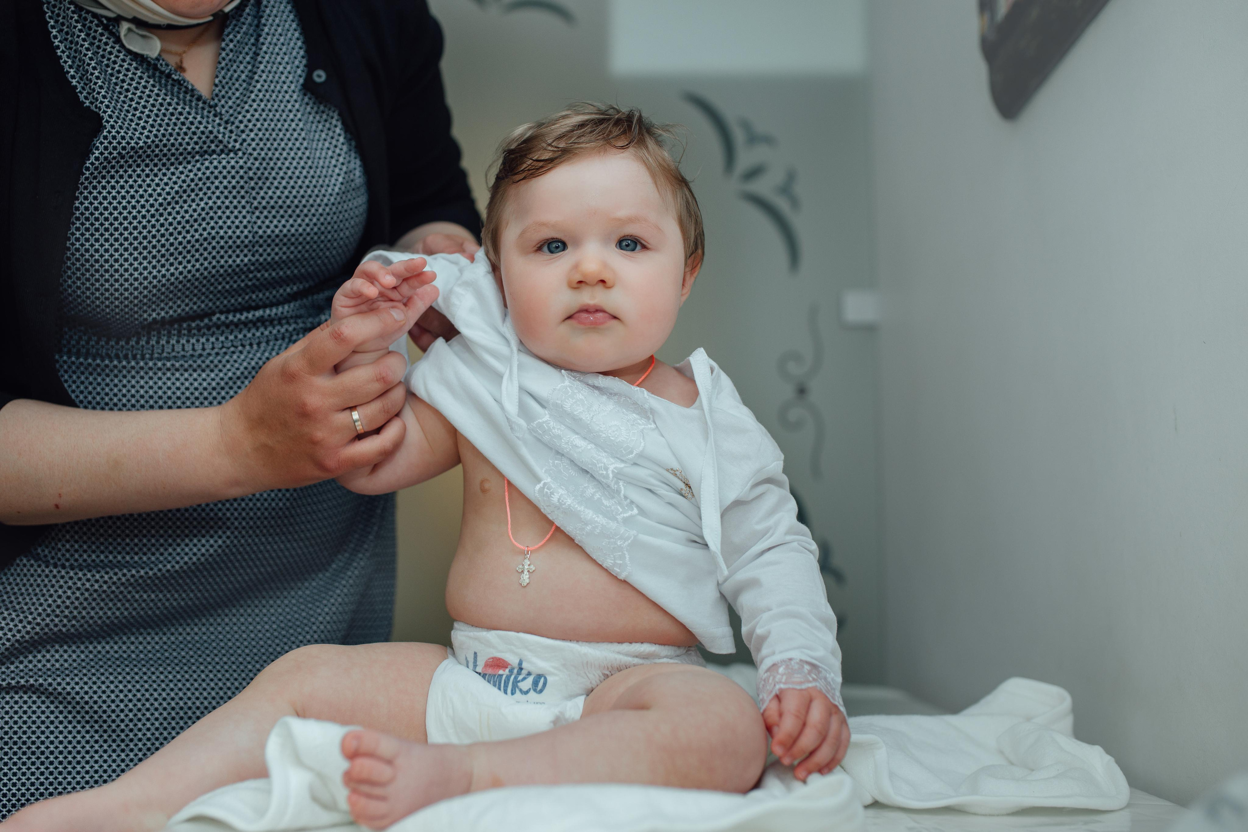 Таинство крещения Арины и Полины, Храм Святой Живоначальной Троицы, Минск