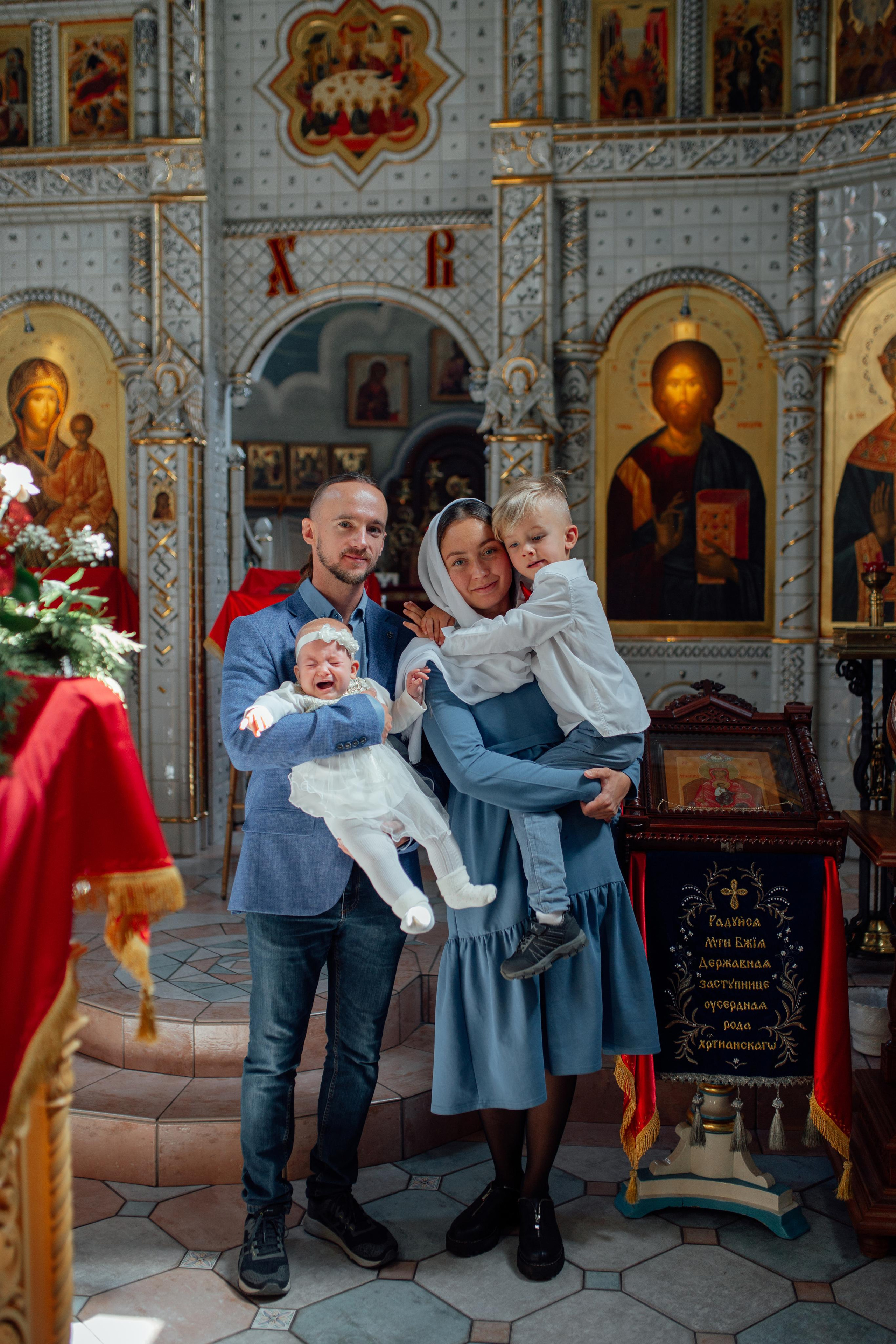 Крещение Агаты, Храм Иова Многострадального, Дом Милосердия апрель, 22