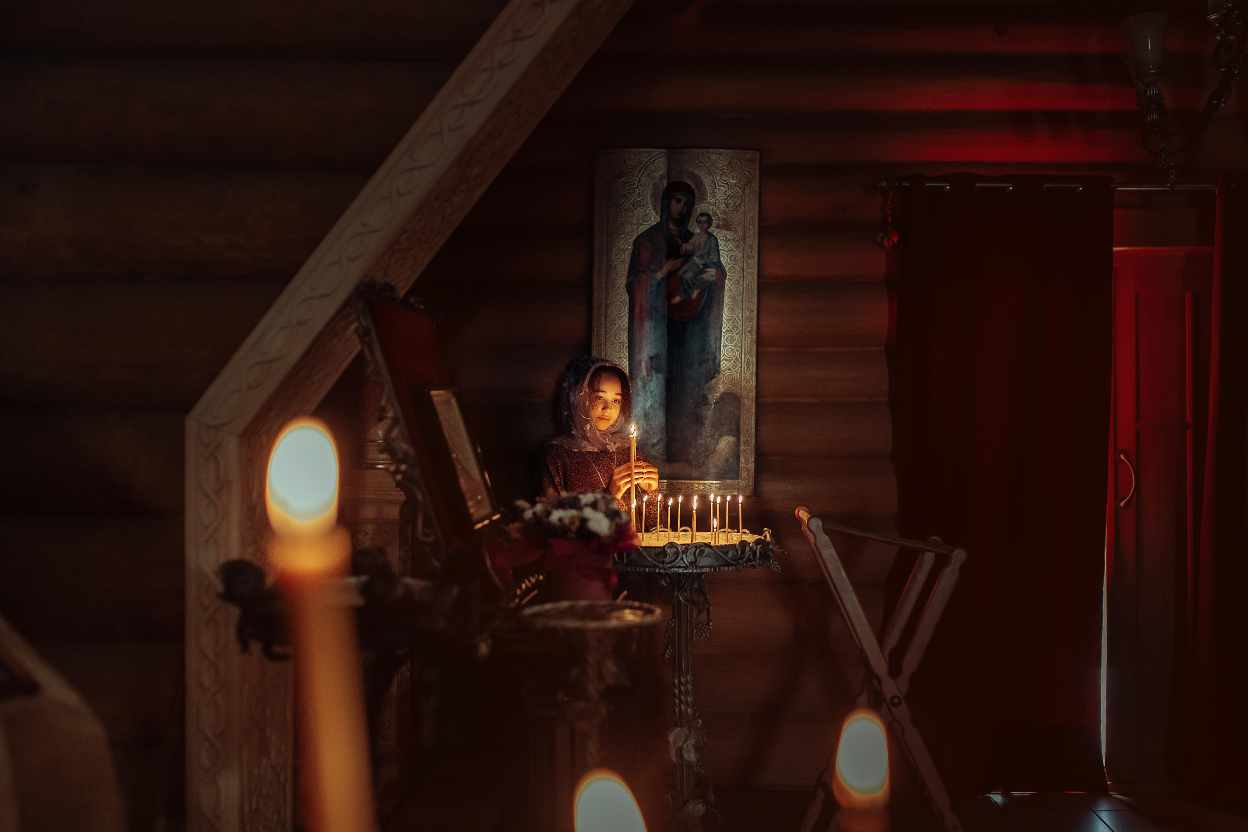 Таинство крещения Аны Грасиела, храм Святой Живоначальной Троицы, Минск