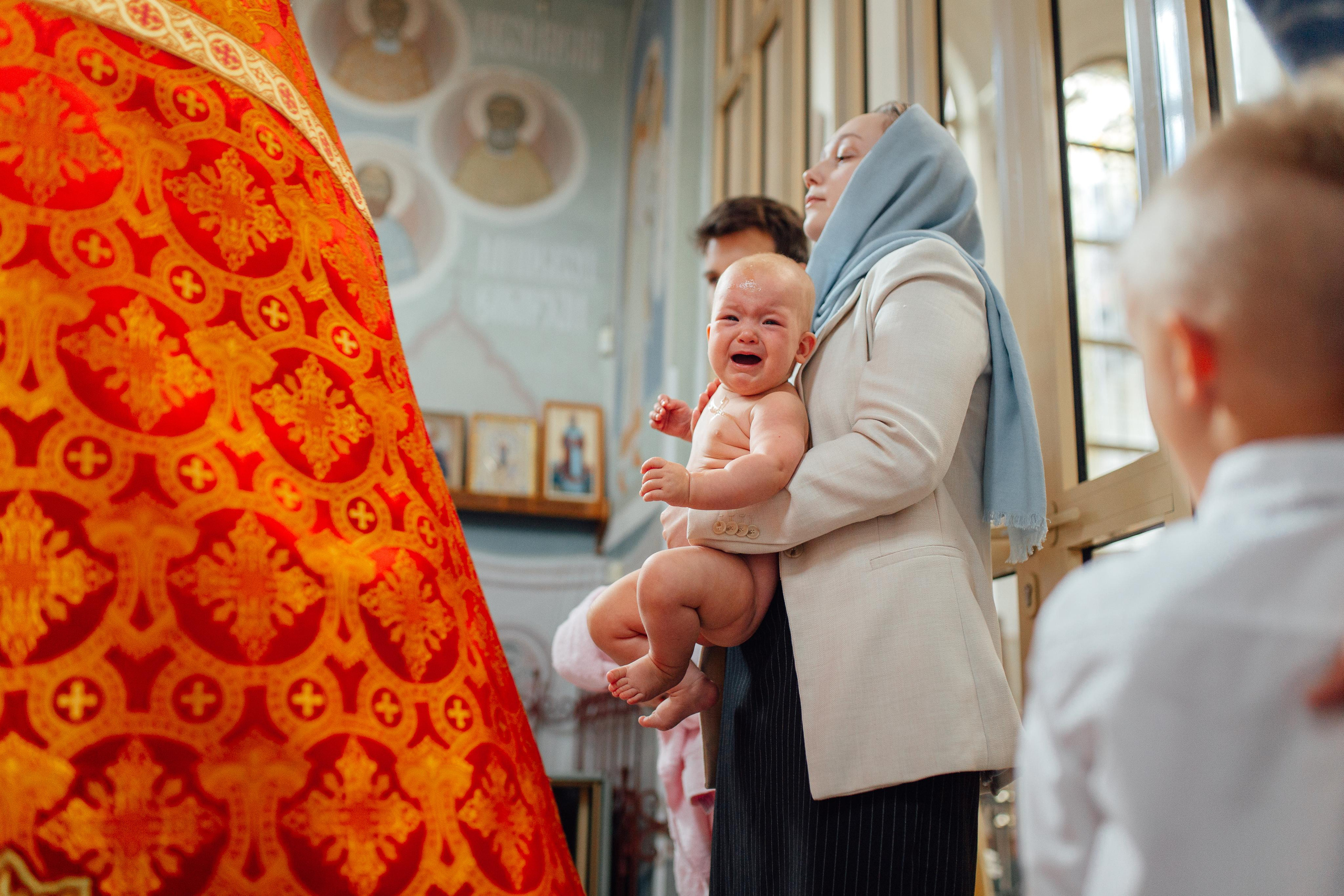 Крещение Агаты, Храм Иова Многострадального, Дом Милосердия апрель, 22