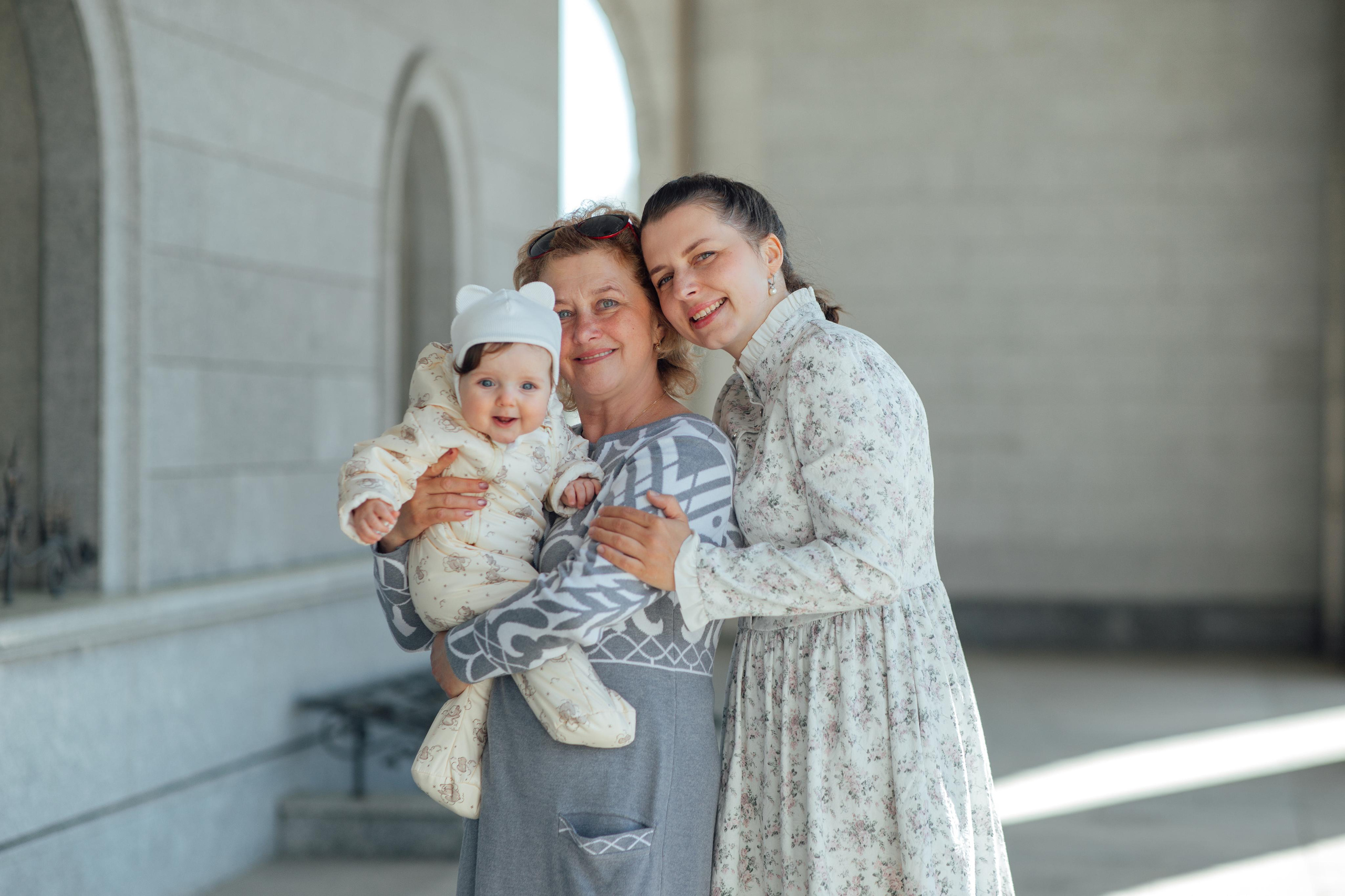 Таинство крещения Ксении, Храм Святой Живоначальной Троицы, Минск