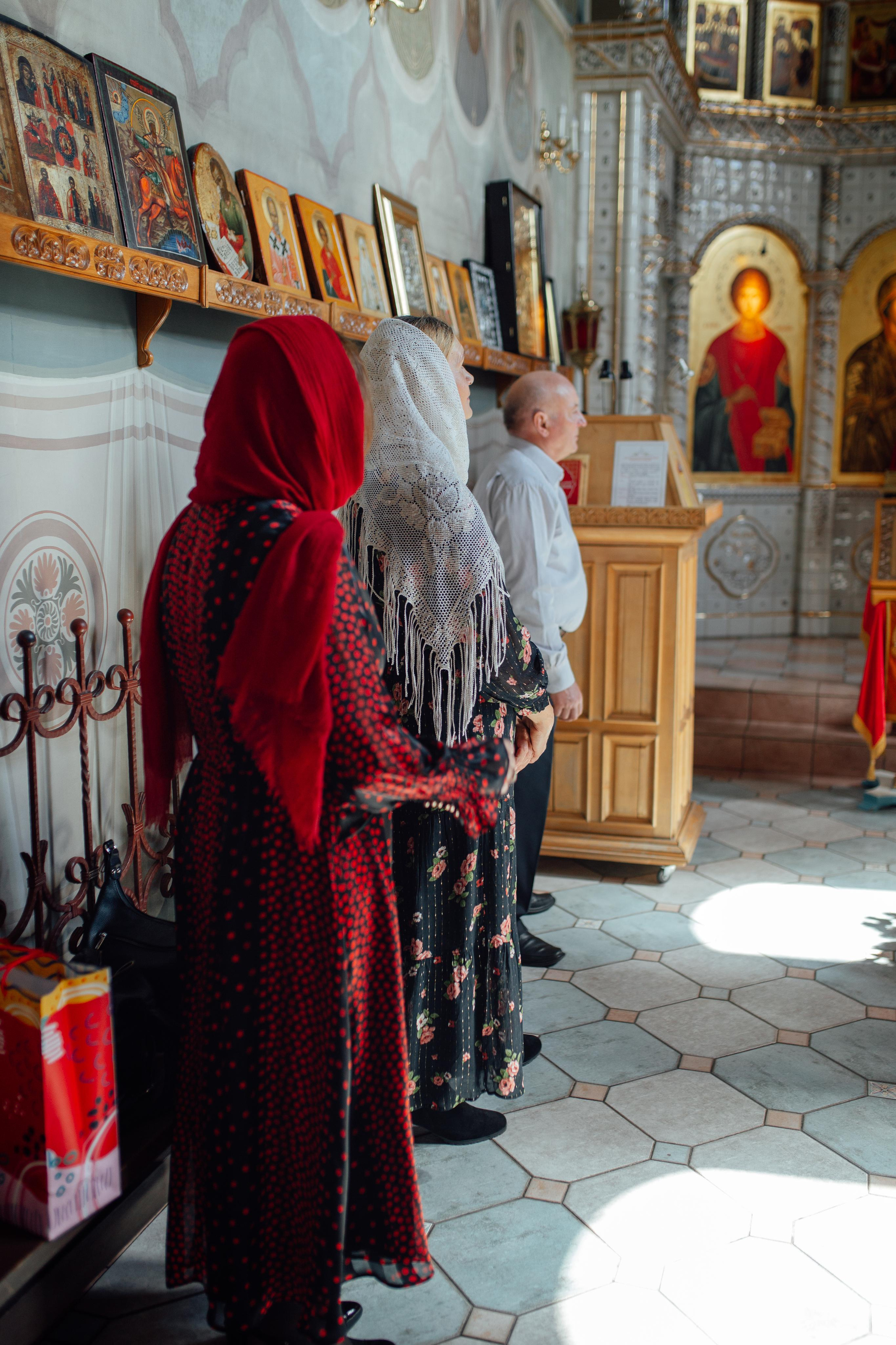 Крещение Агаты, Храм Иова Многострадального, Дом Милосердия апрель, 22