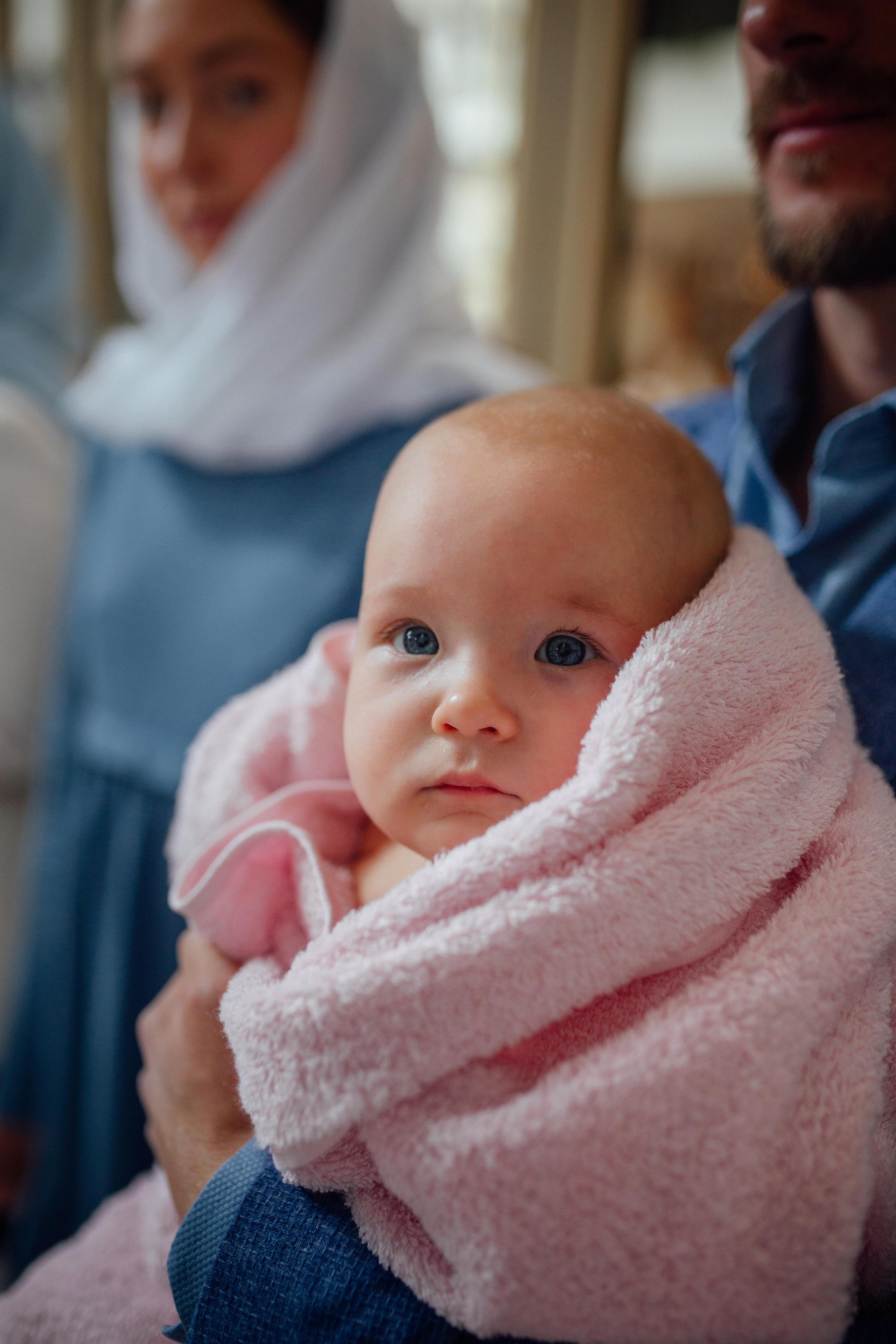 Таинство крещения Агаты, 30 апреля 2022 года