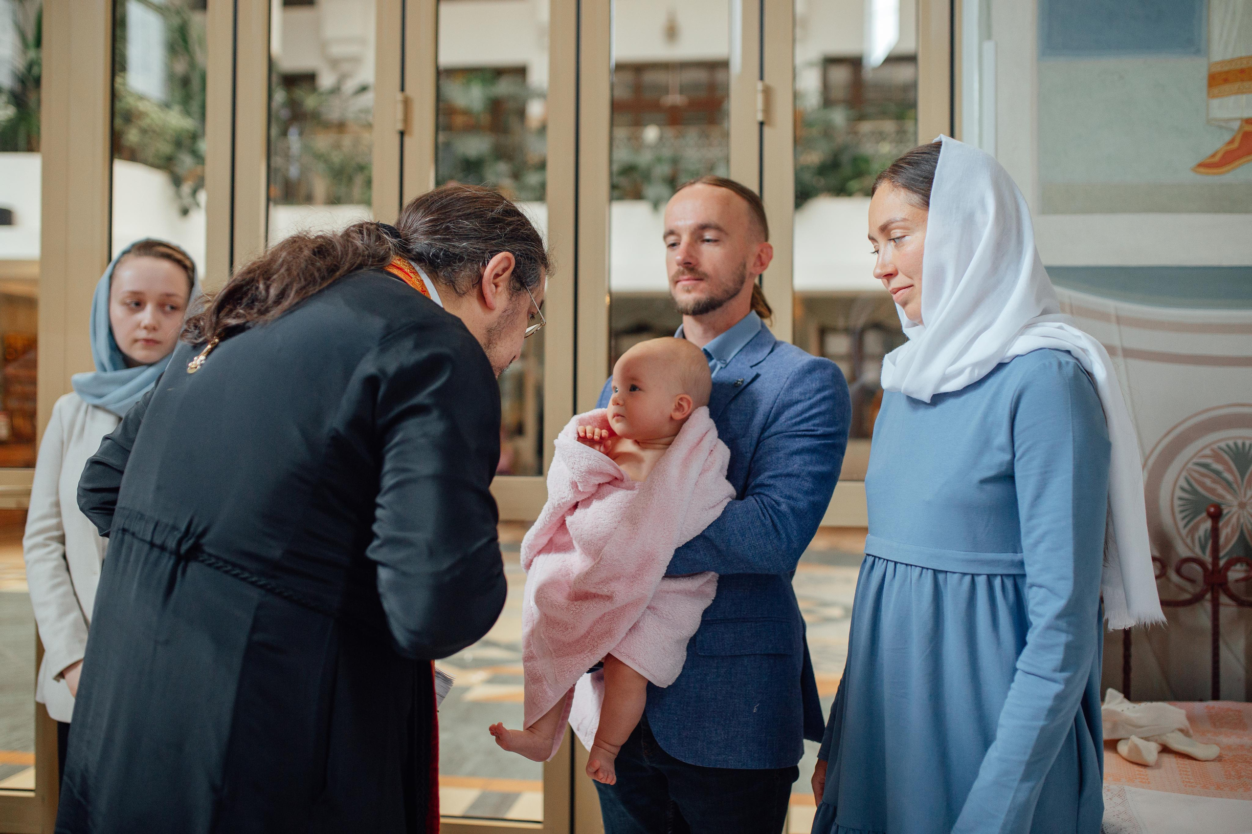 Крещение Агаты, Храм Иова Многострадального, Дом Милосердия апрель, 22