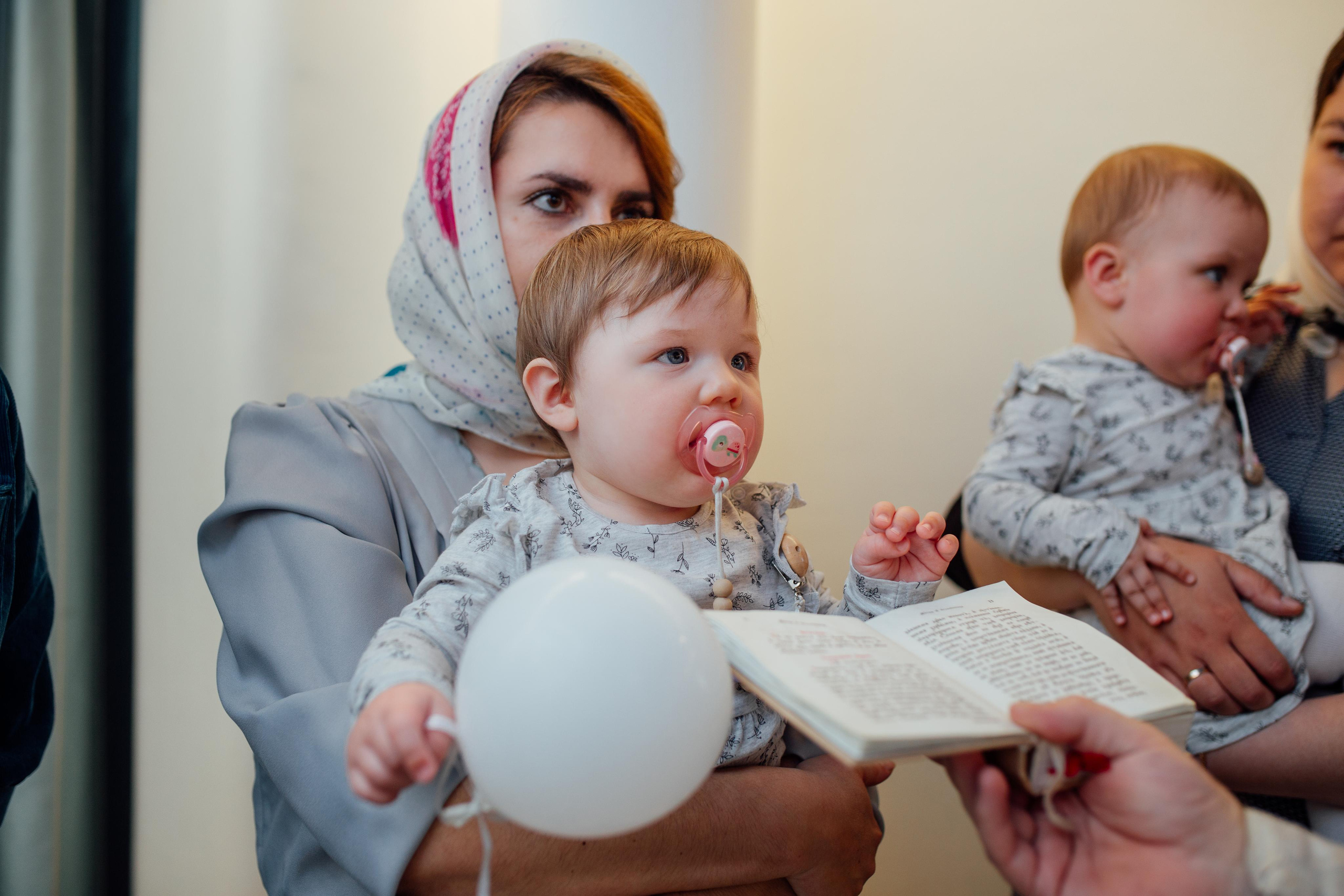 Таинство крещения Арины и Полины, Храм Святой Живоначальной Троицы, Минск