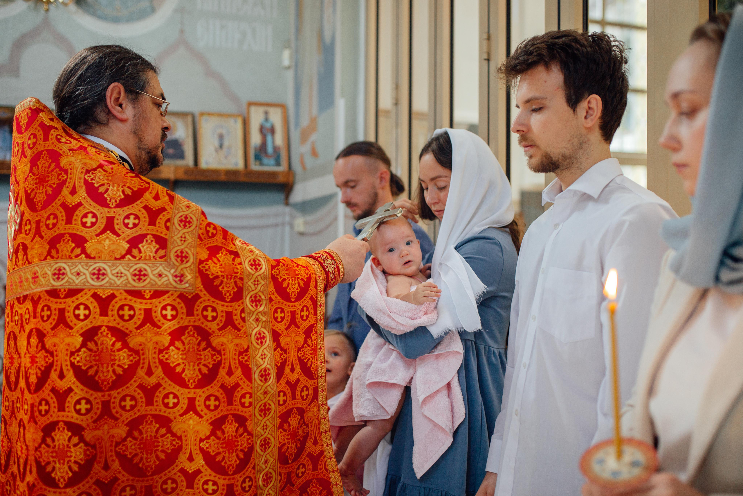 Крещение Агаты, Храм Иова Многострадального, Дом Милосердия апрель, 22