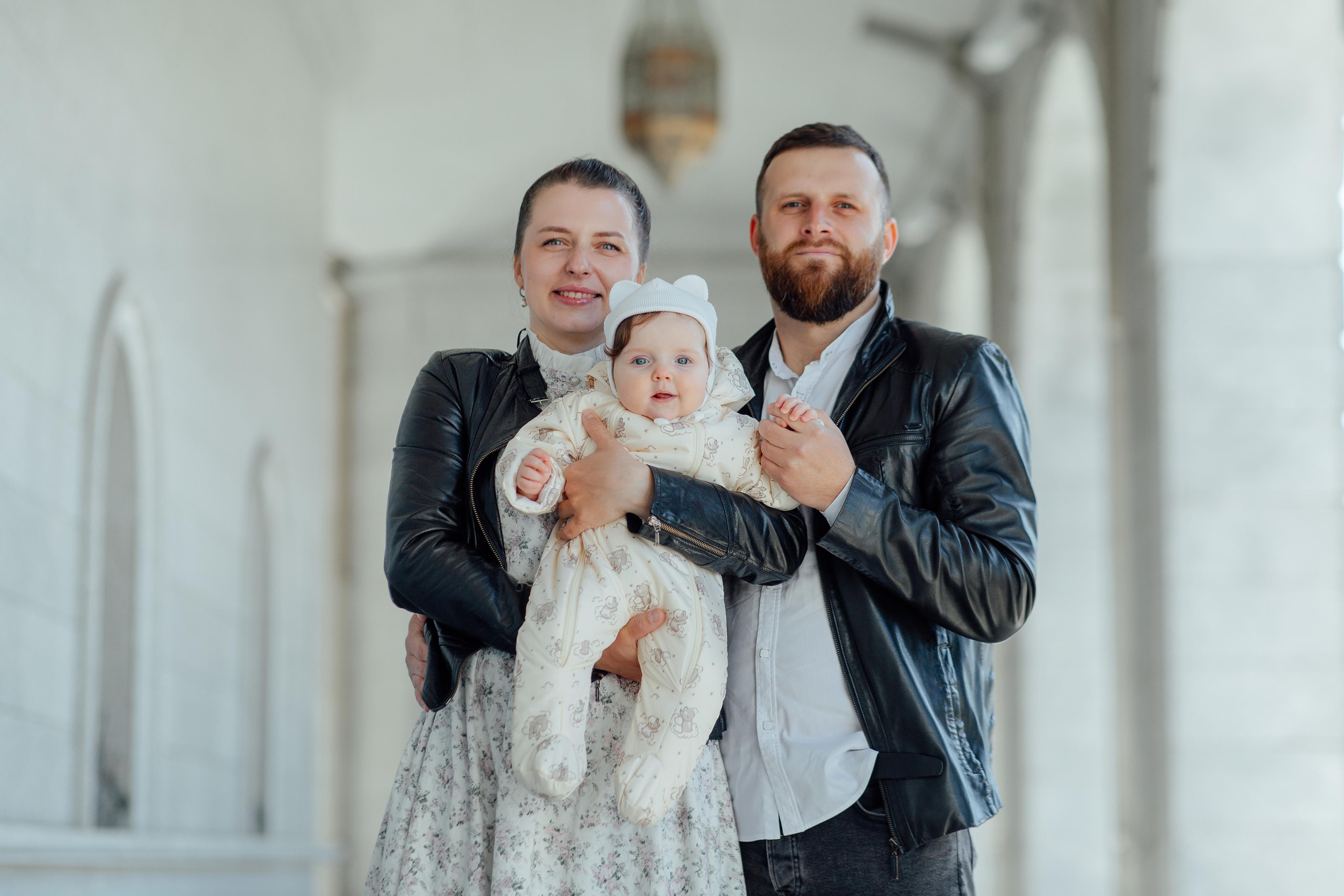 Таинство крещения Ксении, Храм Святой Живоначальной Троицы, Минск