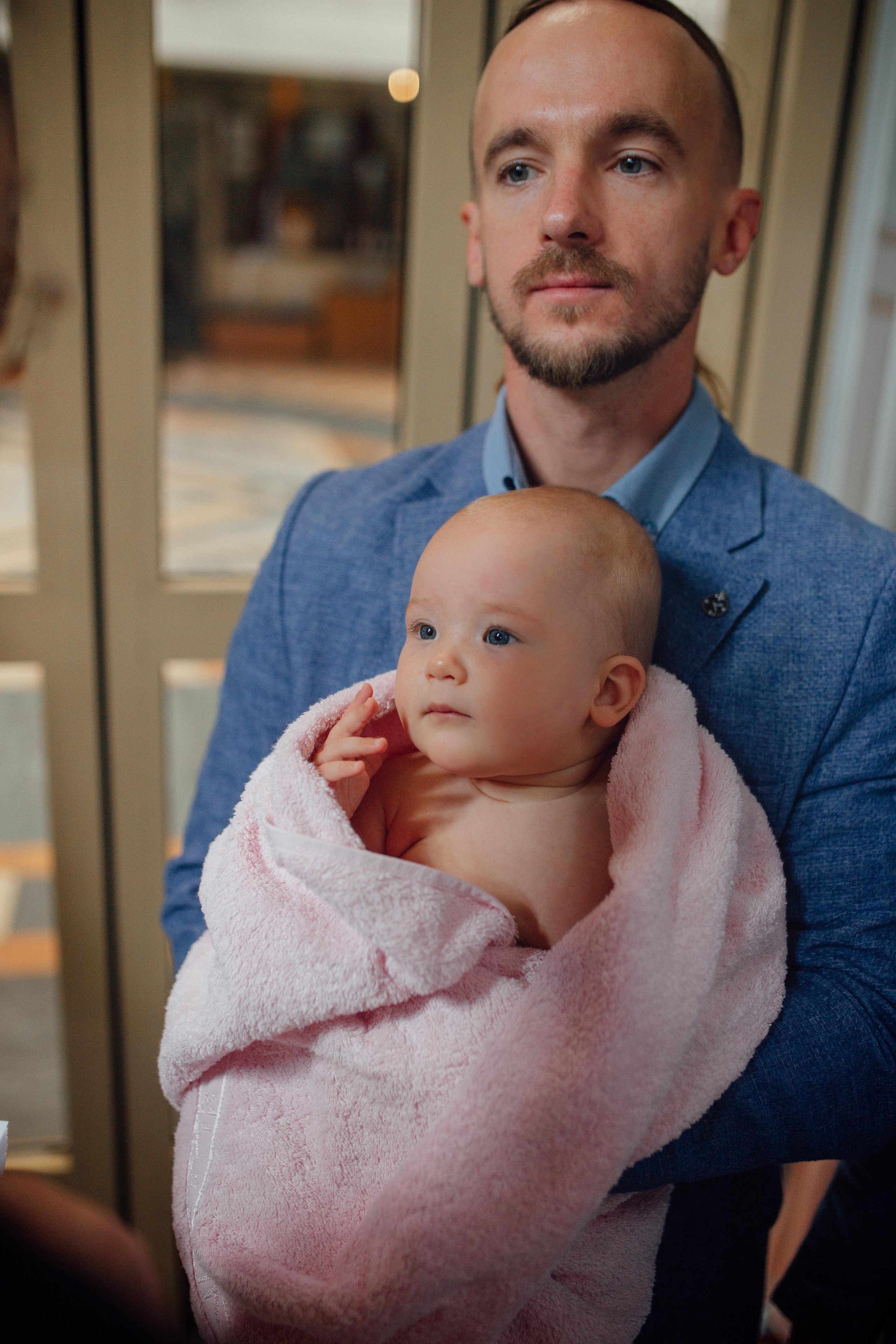 Таинство крещения Агаты, 30 апреля 2022 года