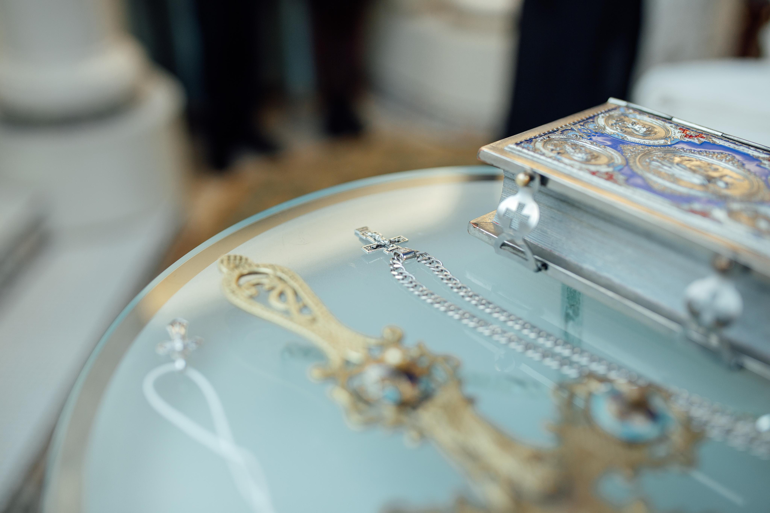 Таинство крещения Бориса и Ивана