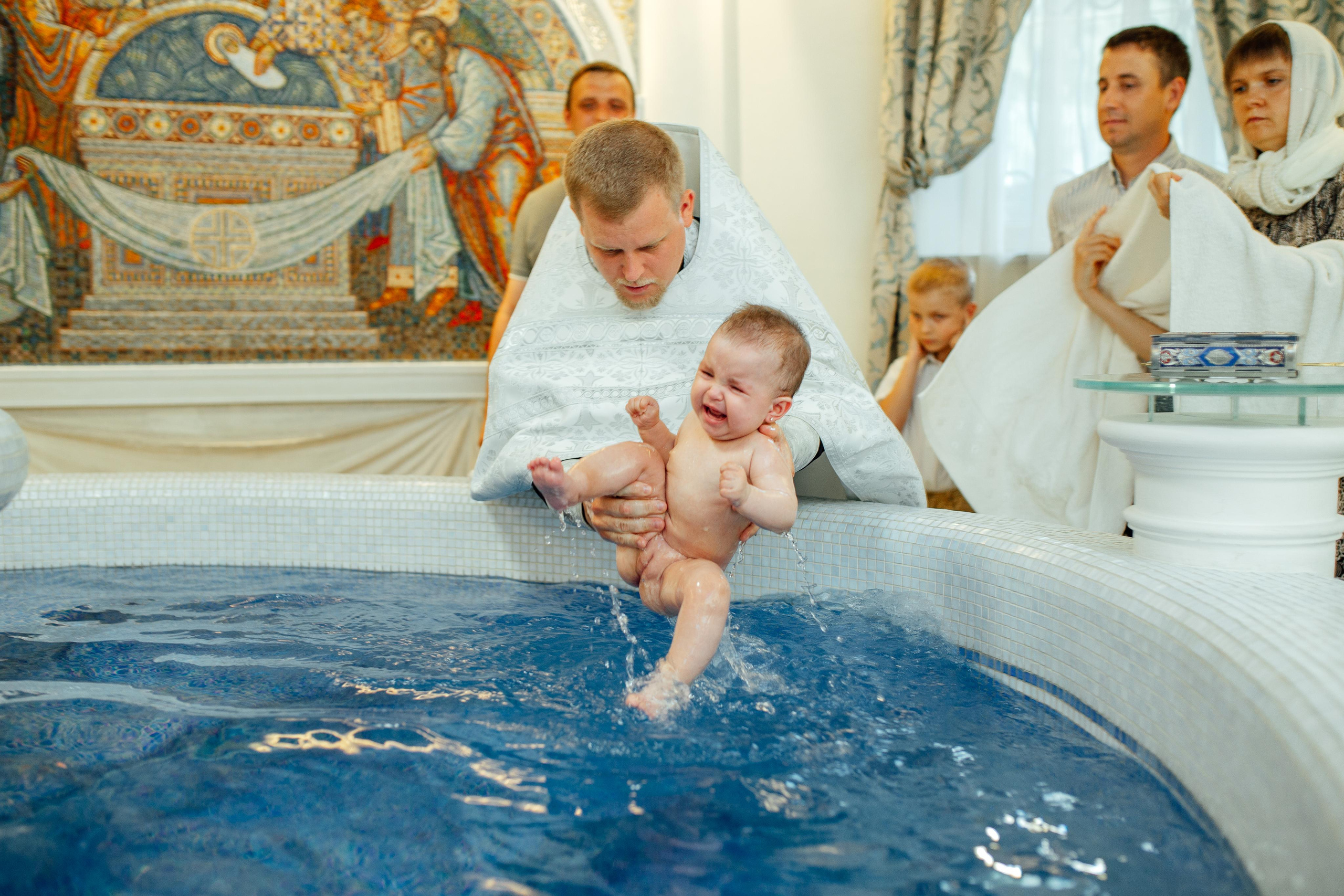 Таинство крещения Ники, Храм Святой Живоначальной Троицы, Минск 02.07.2022
