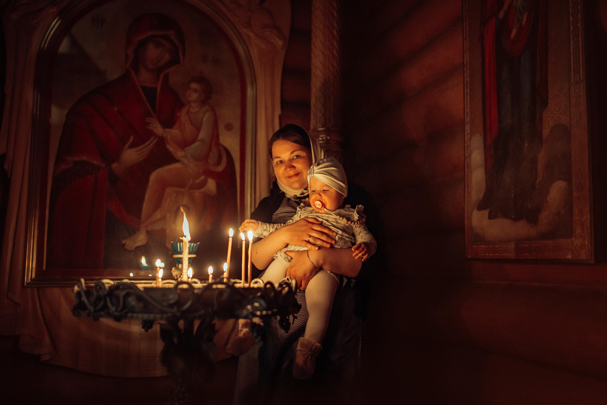 Таинство крещения Арины и Полины, Храм Святой Живоначальной Троицы, Минск