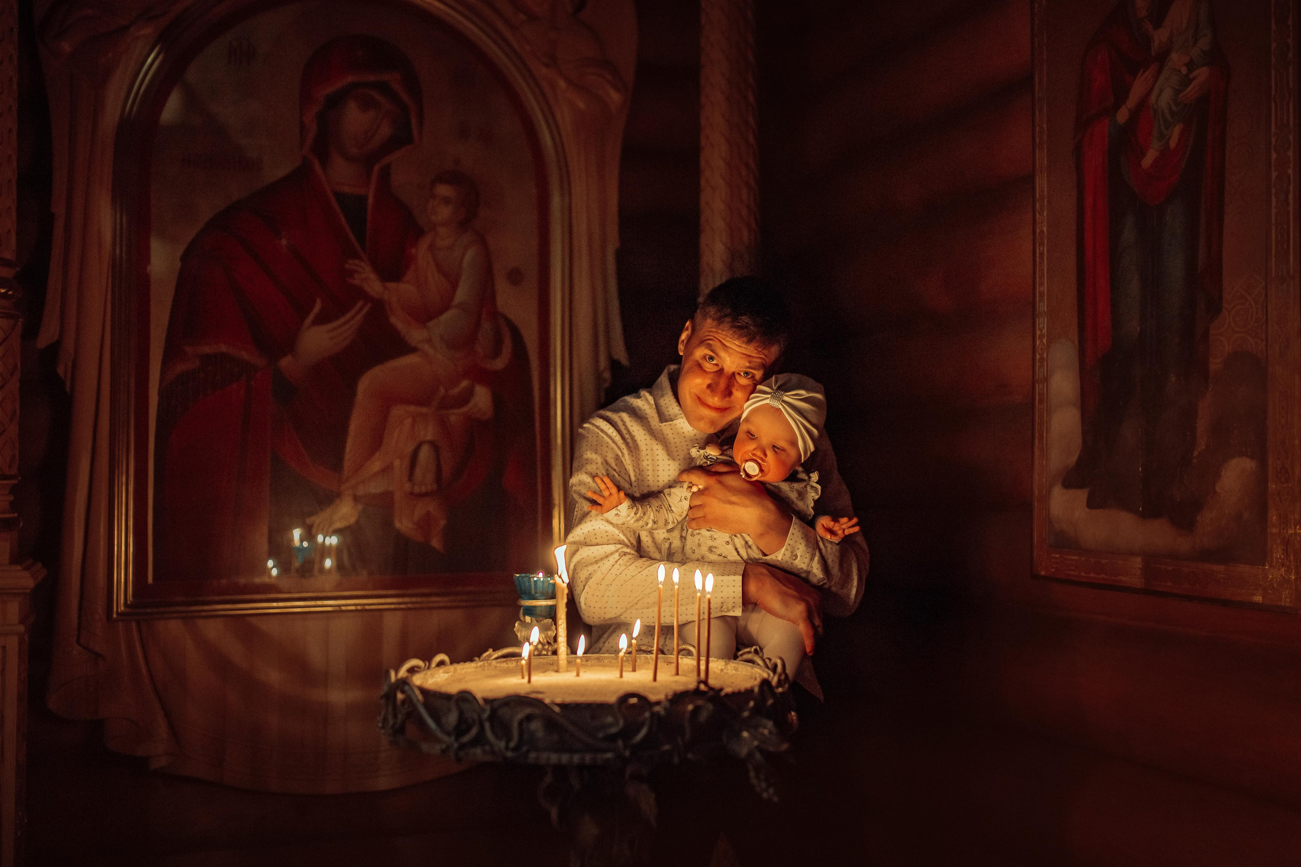 Таинство крещения Арины и Полины, Храм Святой Живоначальной Троицы, Минск