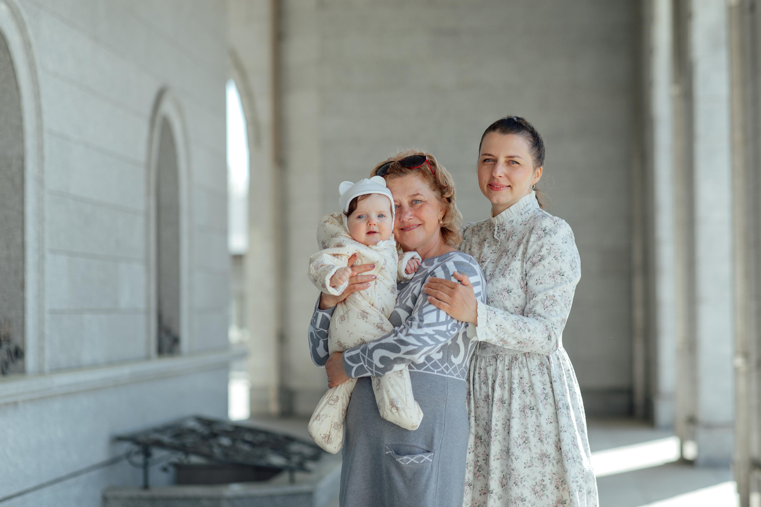 Таинство крещения Ксении, Храм Святой Живоначальной Троицы, Минск