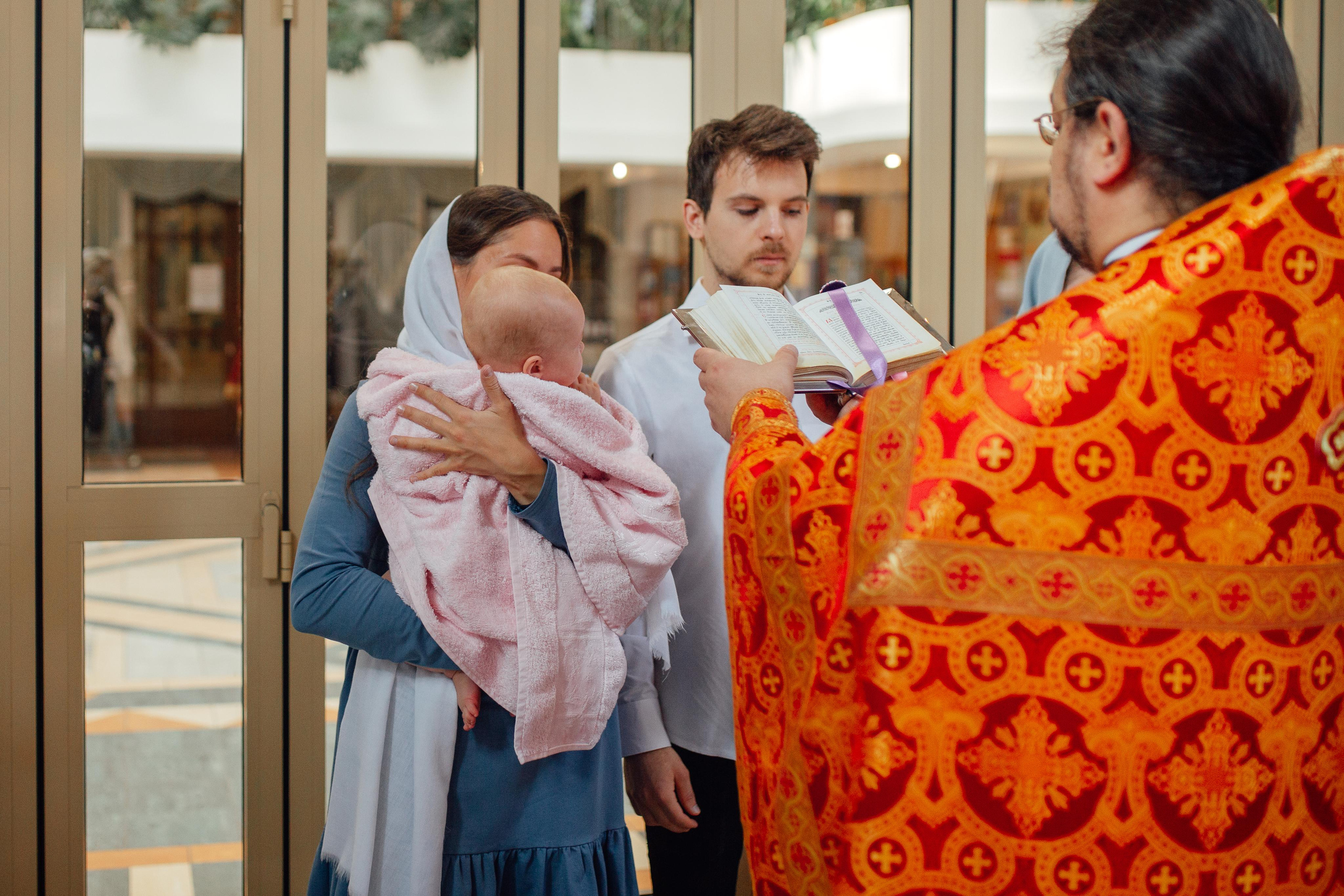 Крещение Агаты, Храм Иова Многострадального, Дом Милосердия апрель, 22