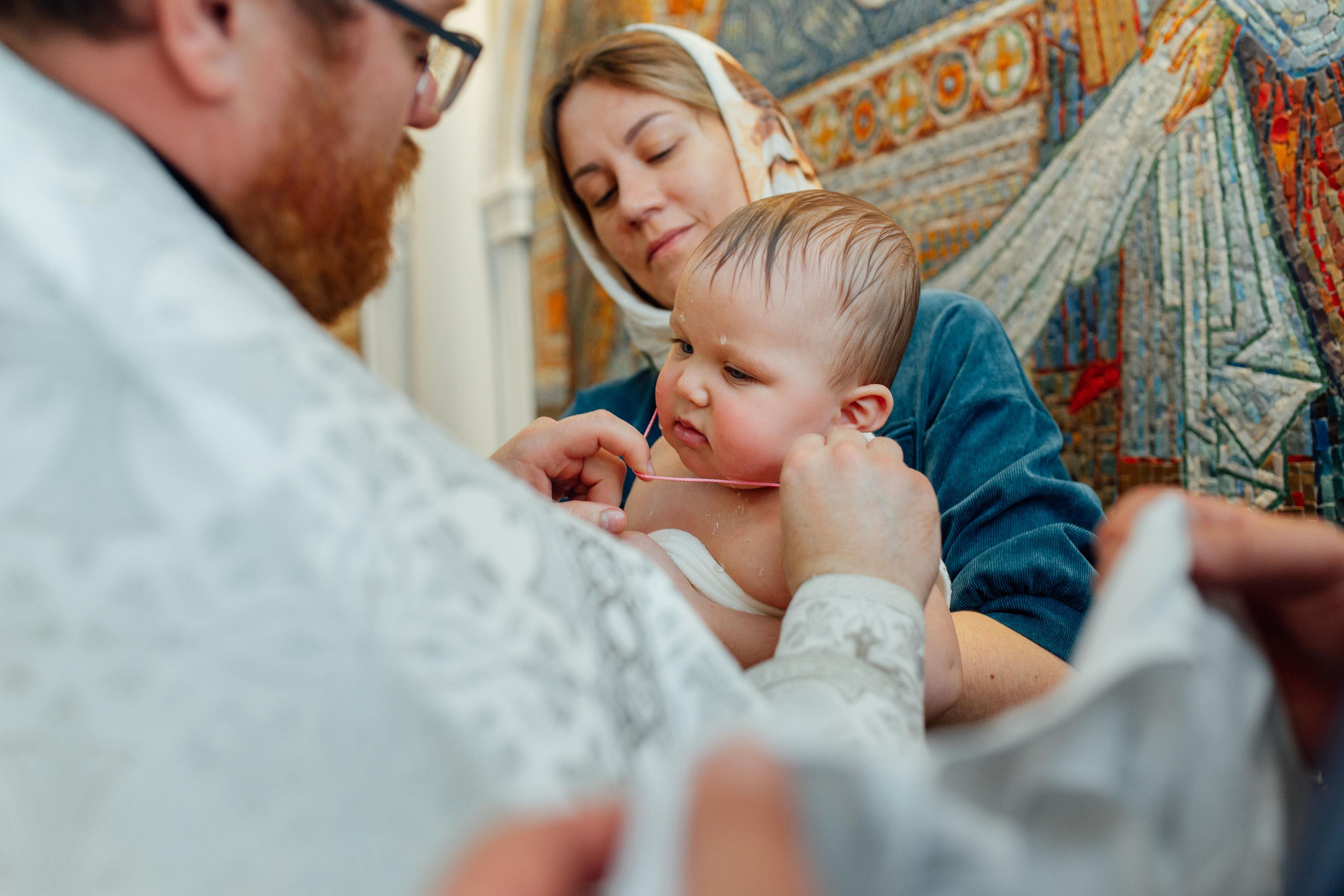 Таинство крещения Арины и Полины, Храм Святой Живоначальной Троицы, Минск