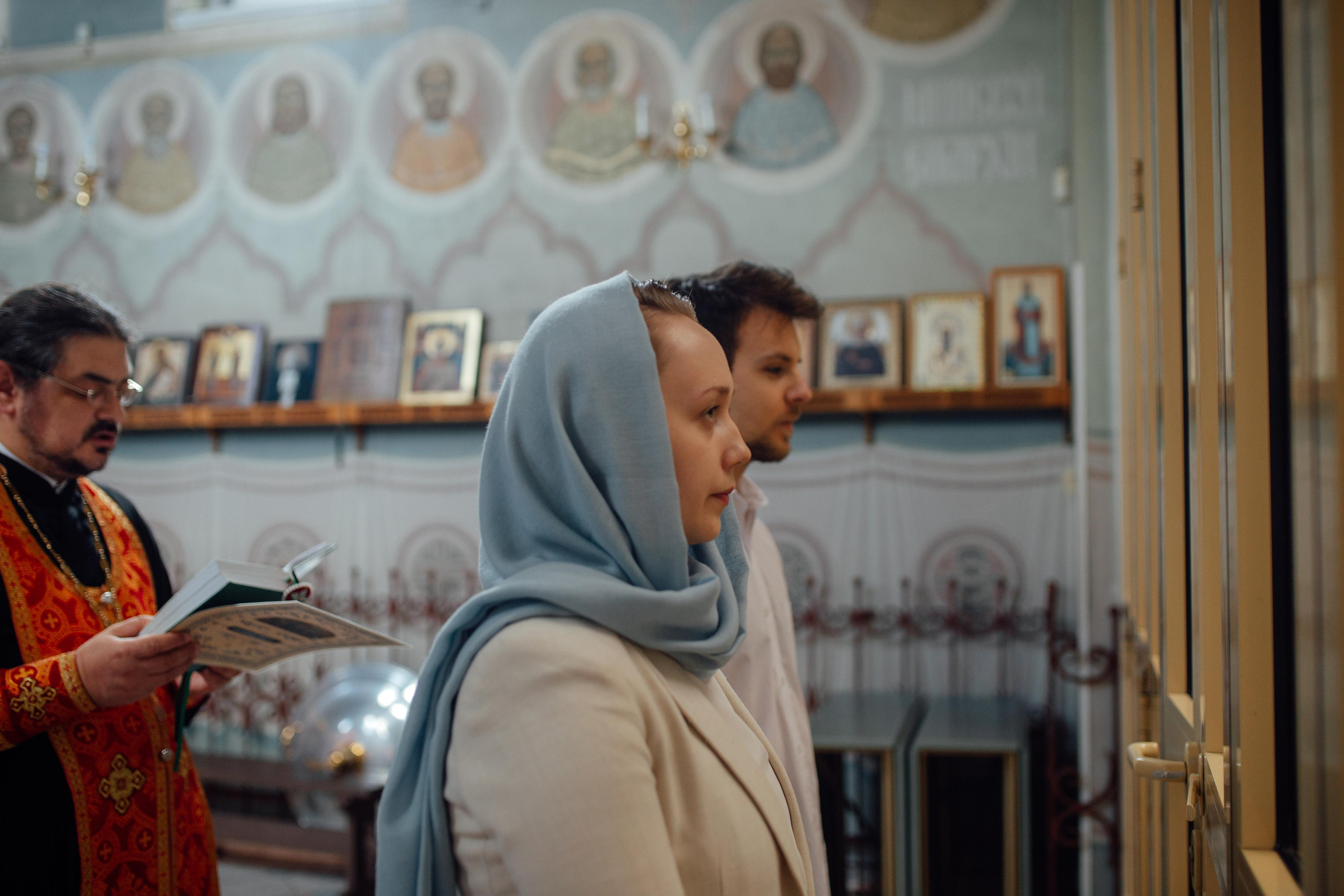 Крещение Агаты, Храм Иова Многострадального, Дом Милосердия апрель, 22