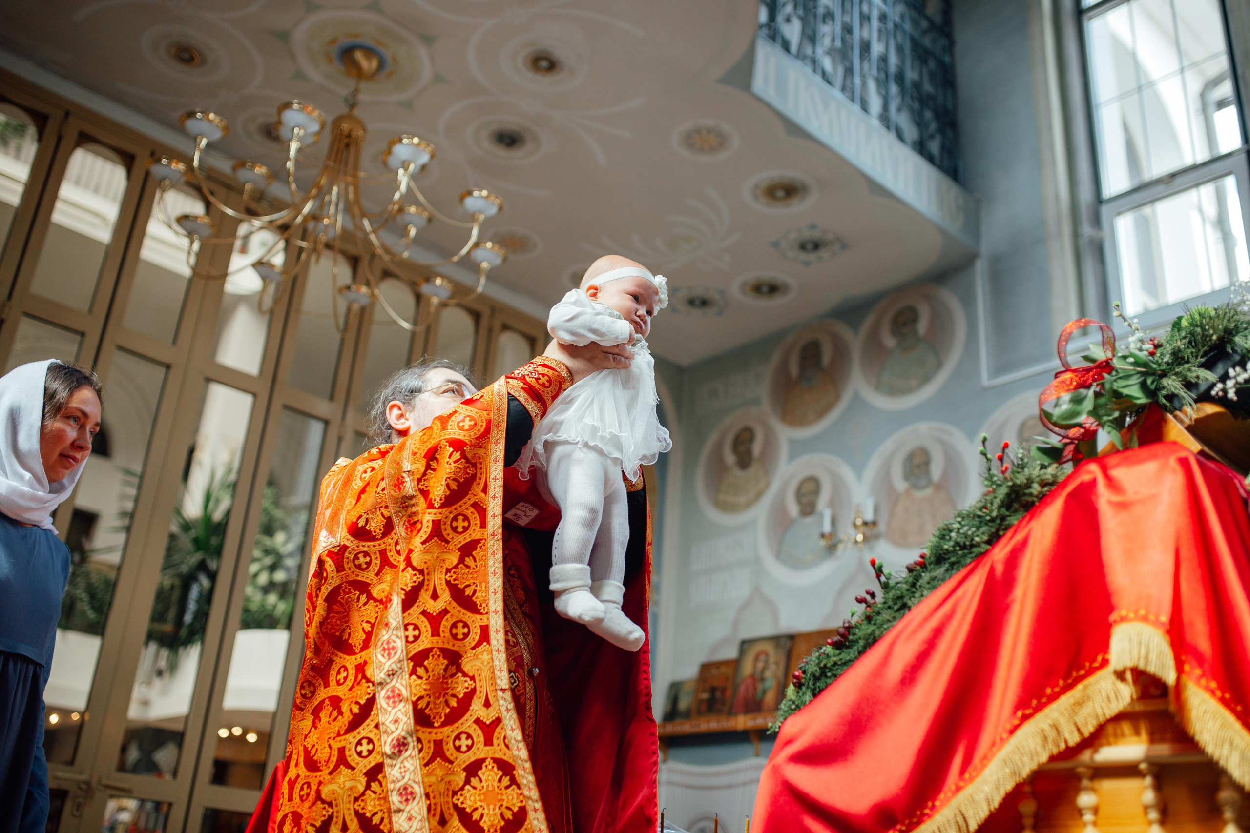 Крещение Агаты, Храм Иова Многострадального, Дом Милосердия апрель, 22