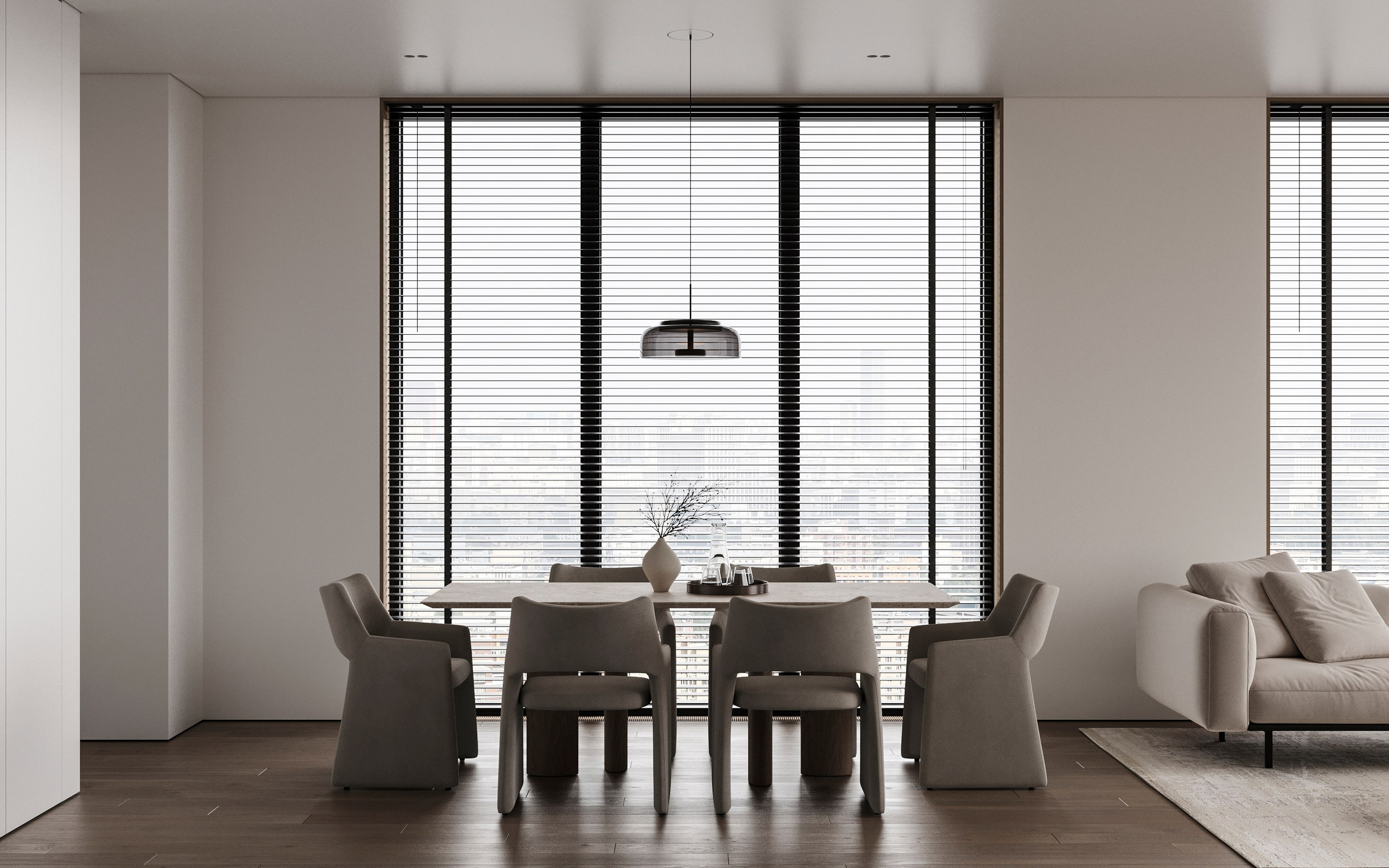 MONOCHROME | CONCEPTUAL PROJECT. Interior Visualization by Valerie Stetyukevich