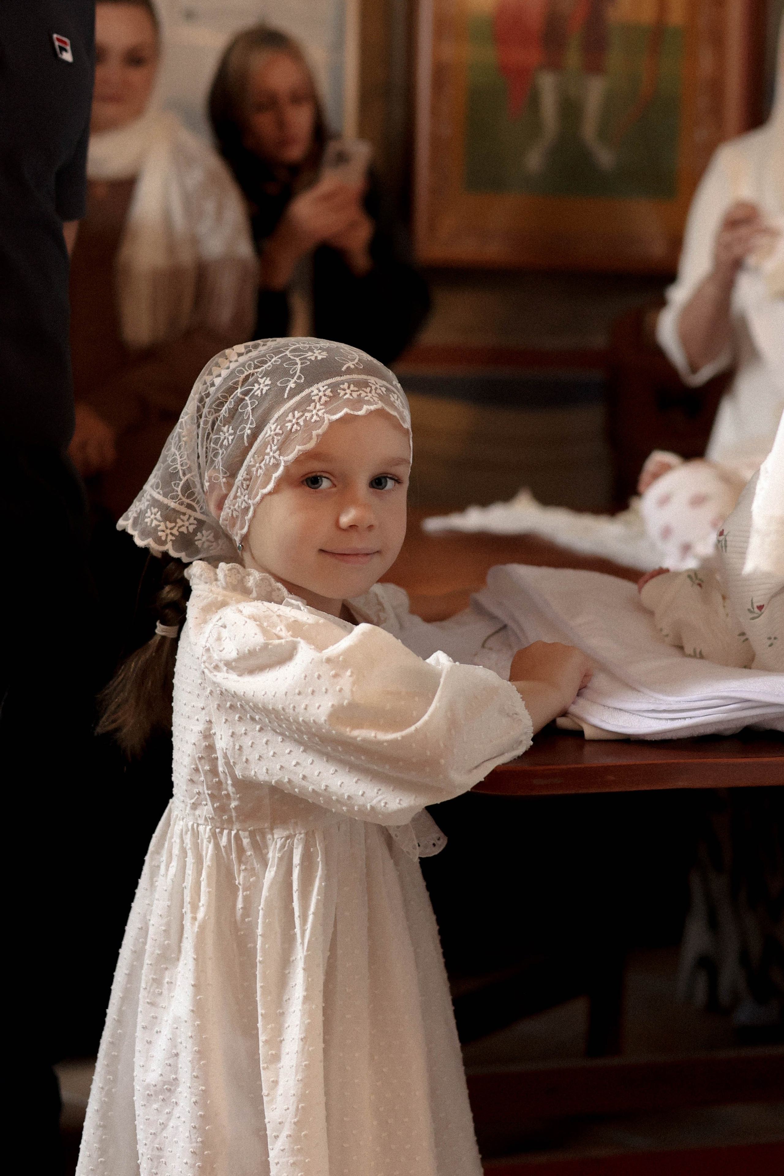 Крещение Софии. Фотограф Анастасия Кувшинова Москва