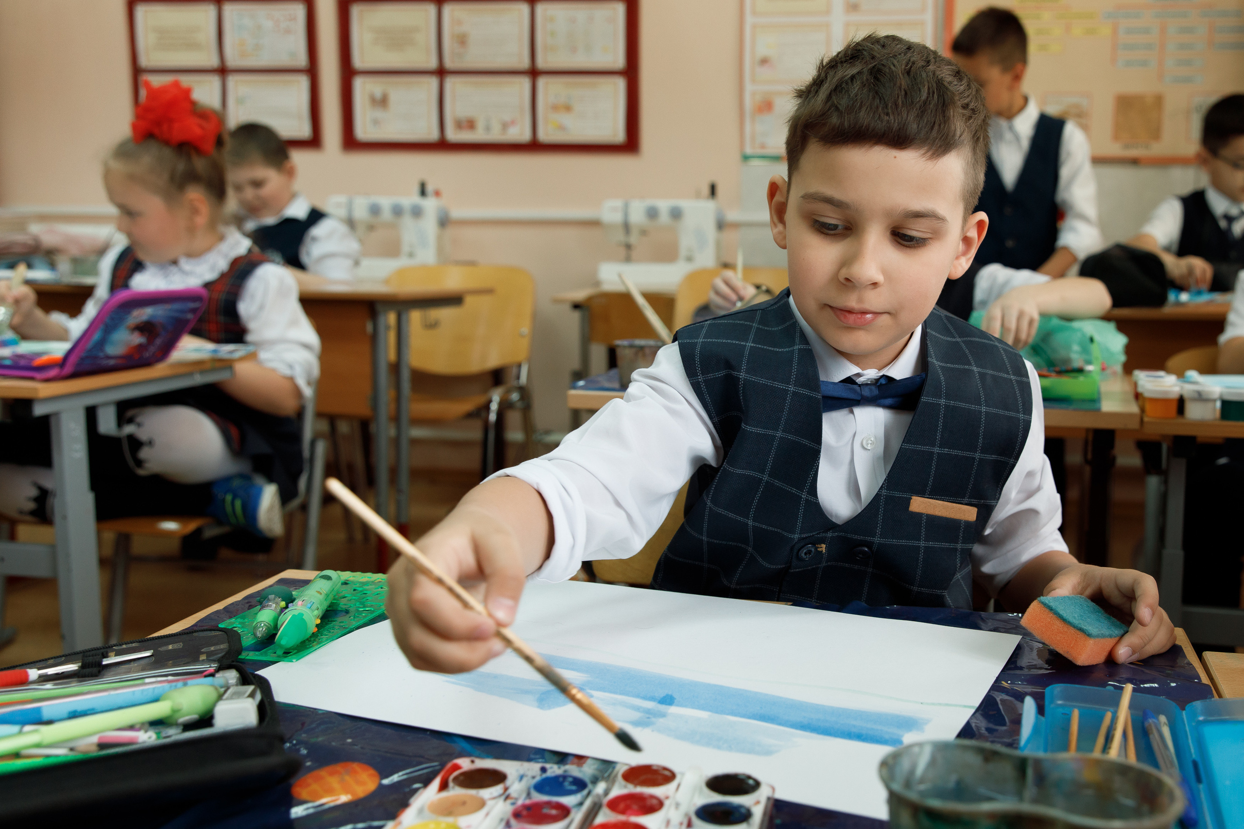 Школа «Кристалл» | 2 класс. Свадебный, семейный и школьный фотограф в Сызрани Максим Баталов